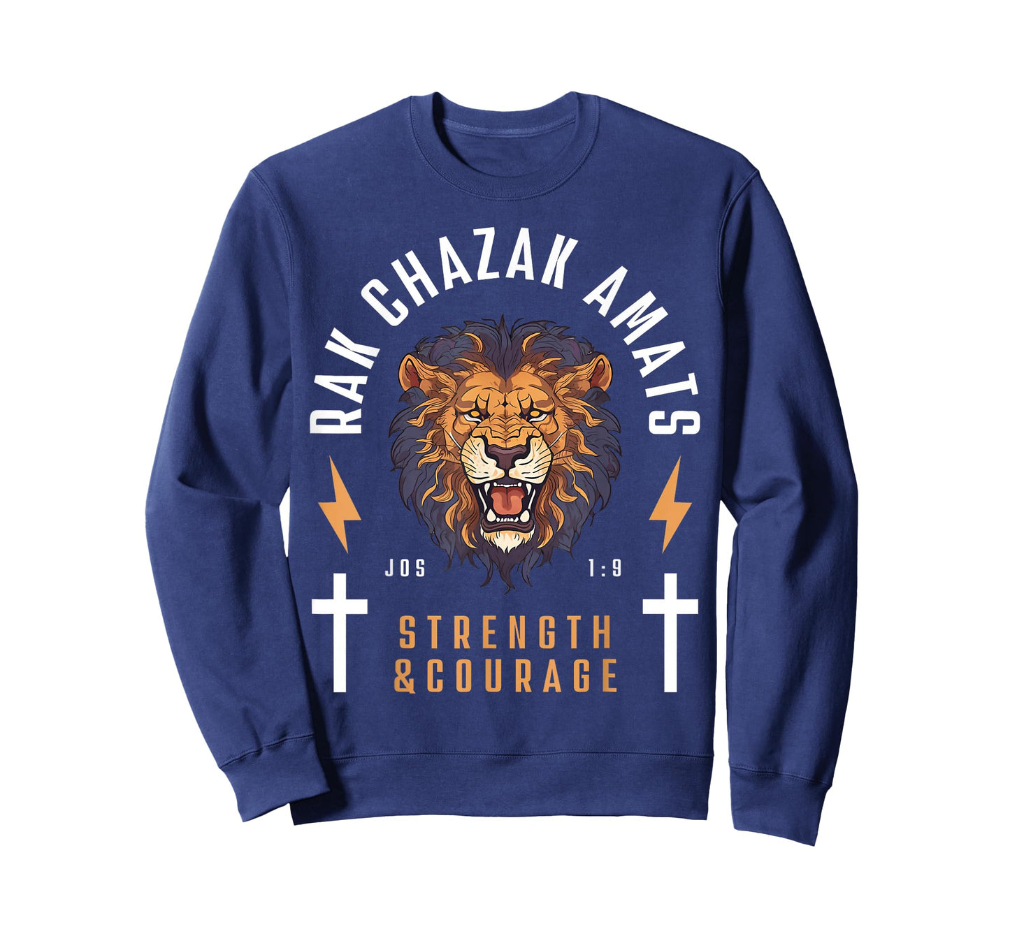Rak Chazak Amats - Strength & Courage Lion T-Shirt