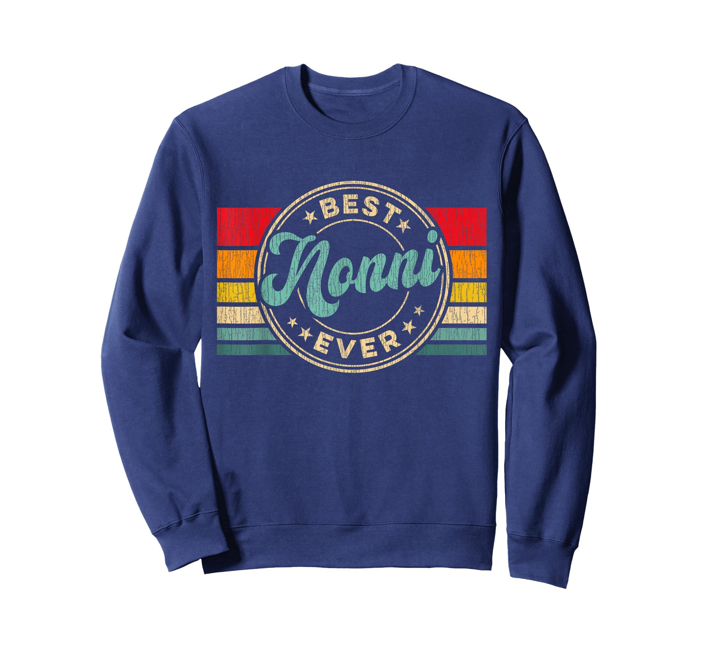 Best Nonni Ever Vintage Retro Mother's Day Gift T-Shirt
