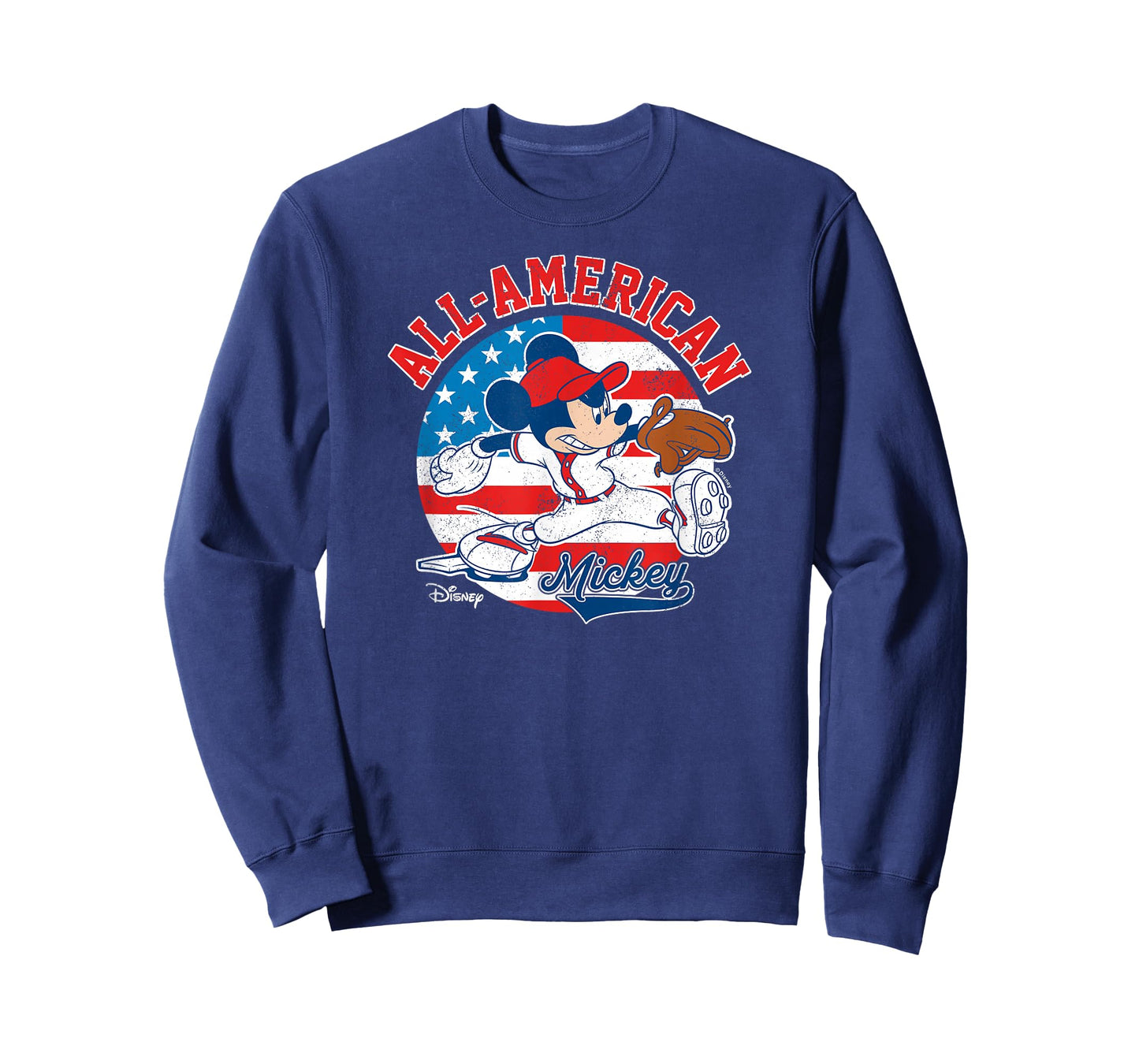Disney - Mickey Americana Baseball T-Shirt