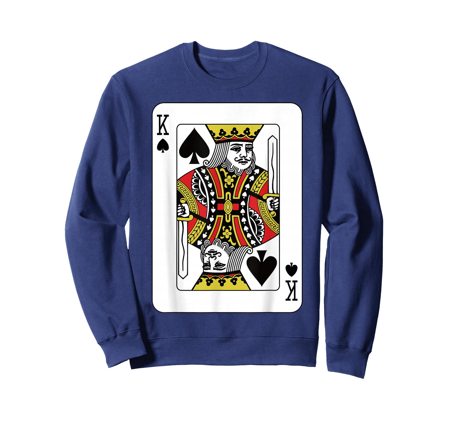 Spades King Playing Card Poker T-Shirt