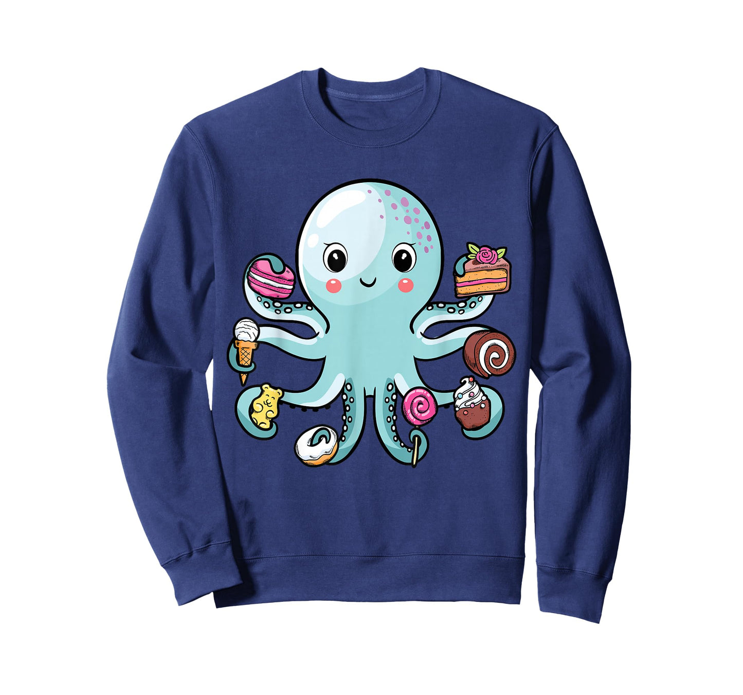 Octopus Octopus Cake Tentacles Marine Animals Children T-Shirt