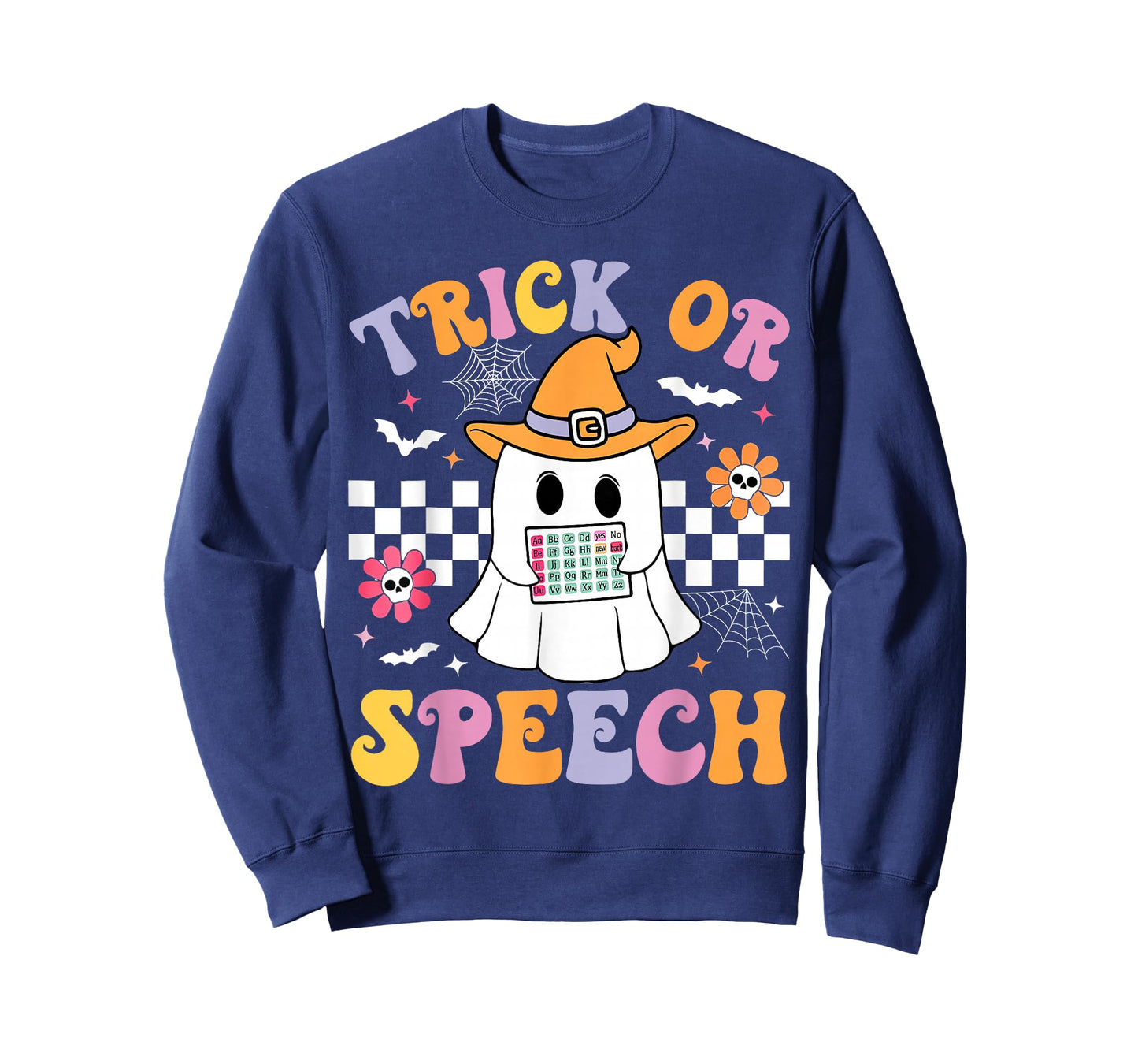 Trick Or Speech Halloween SLP Retro Speech Therapy Halloween T-Shirt