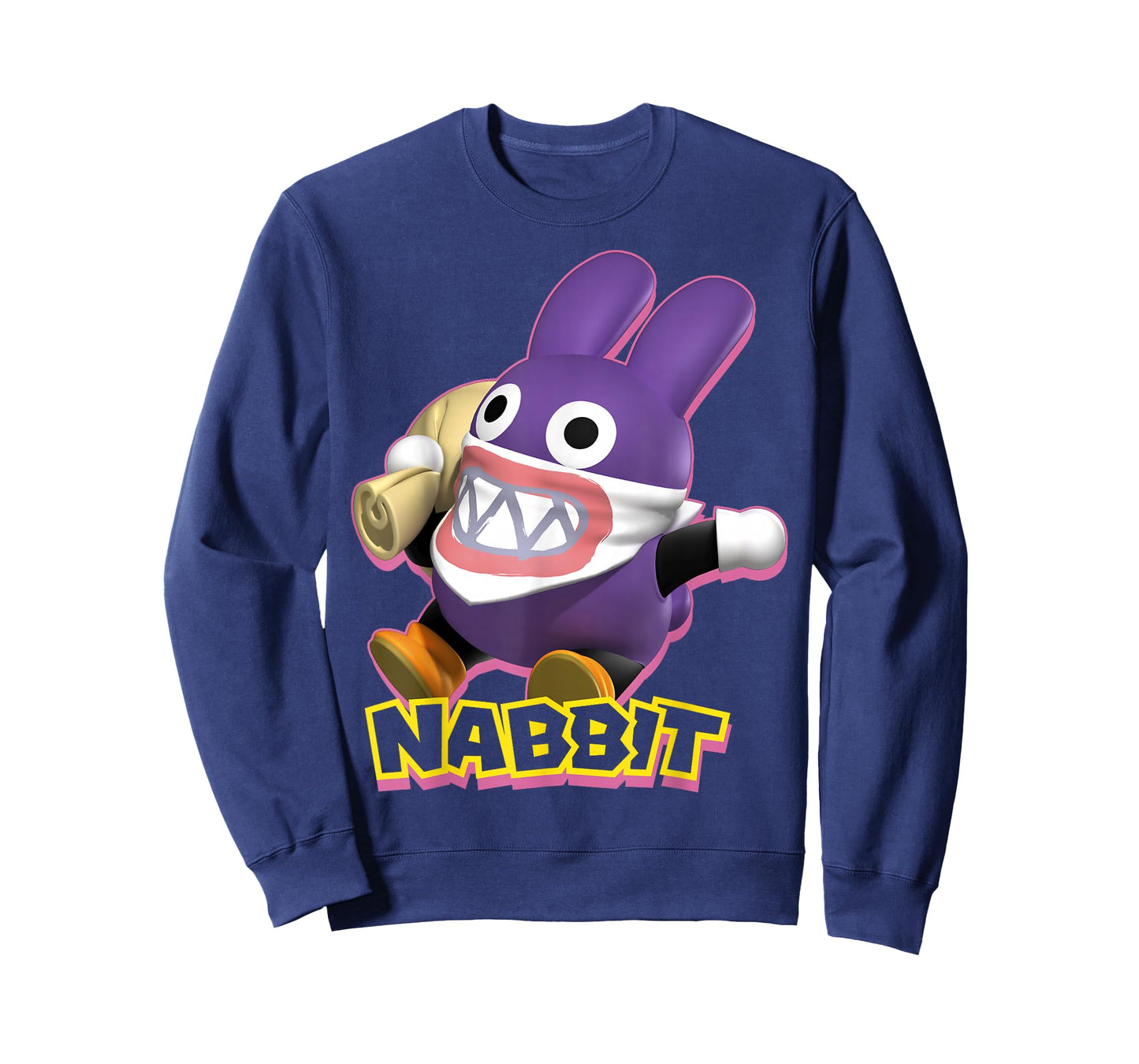 Super Mario Nabbit Action Pose Portrait Logo T-Shirt