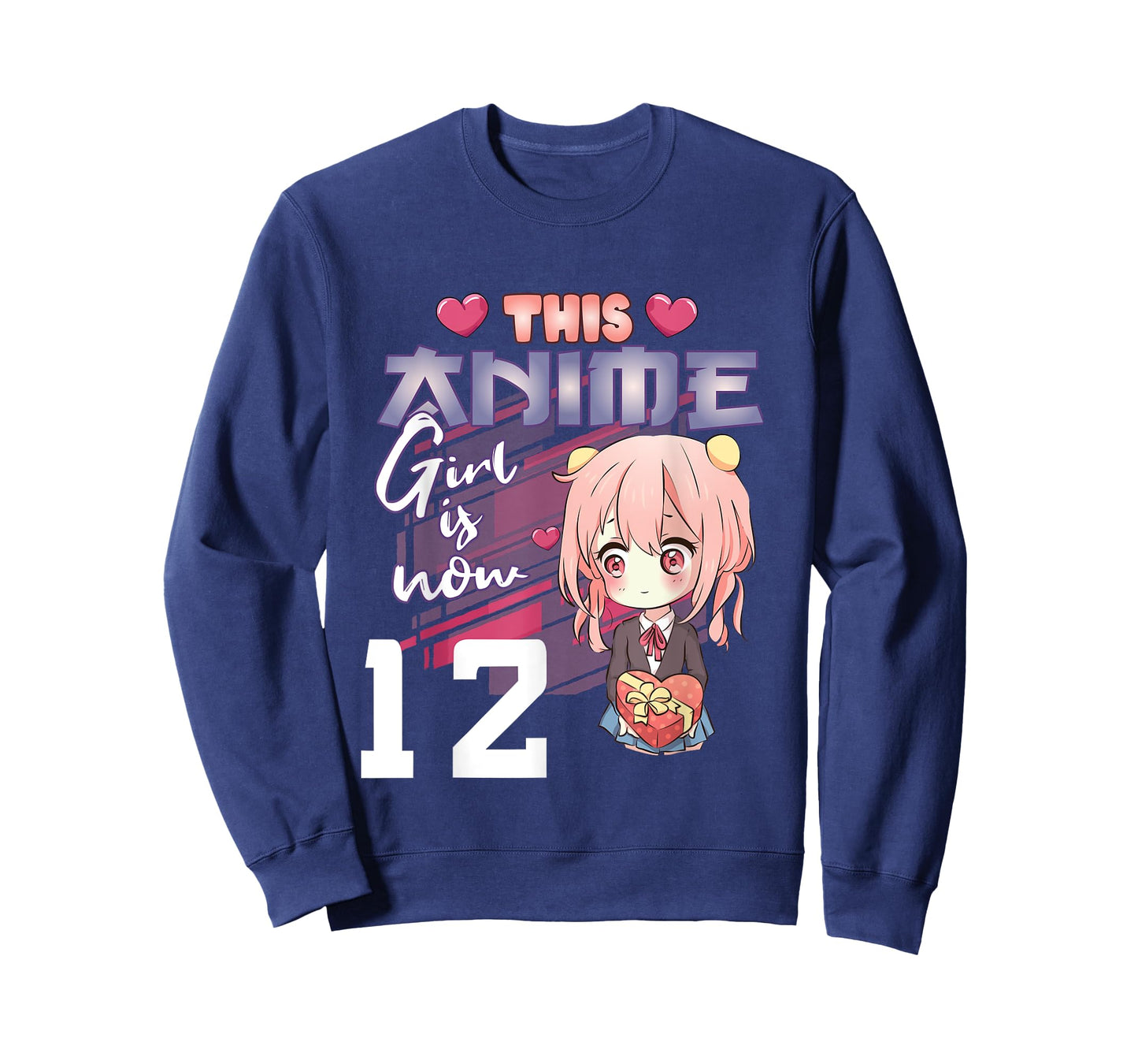 This Anime Girl Is Now 12 Years Old Anime 12th Birthday Girl T-Shirt