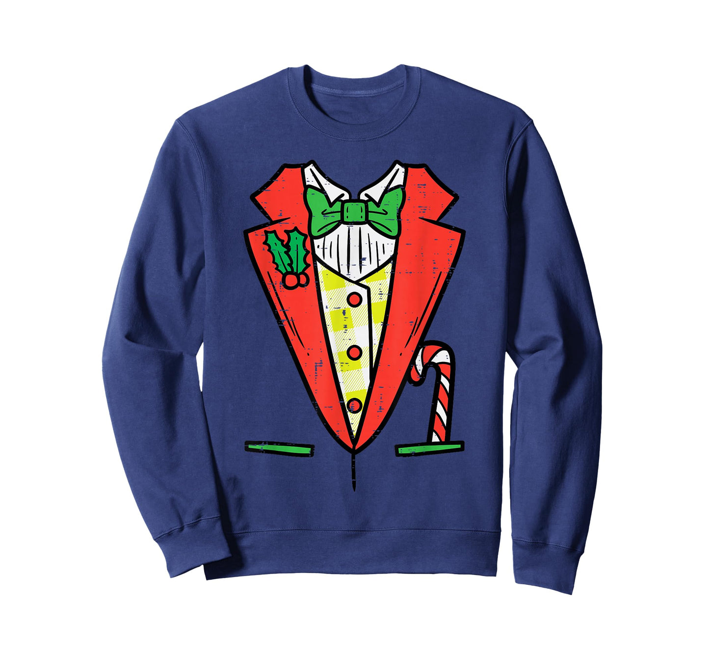 Christmas Tuxedo Costume Funny Xmas Tux Bowtie Men Boys Kids T-Shirt