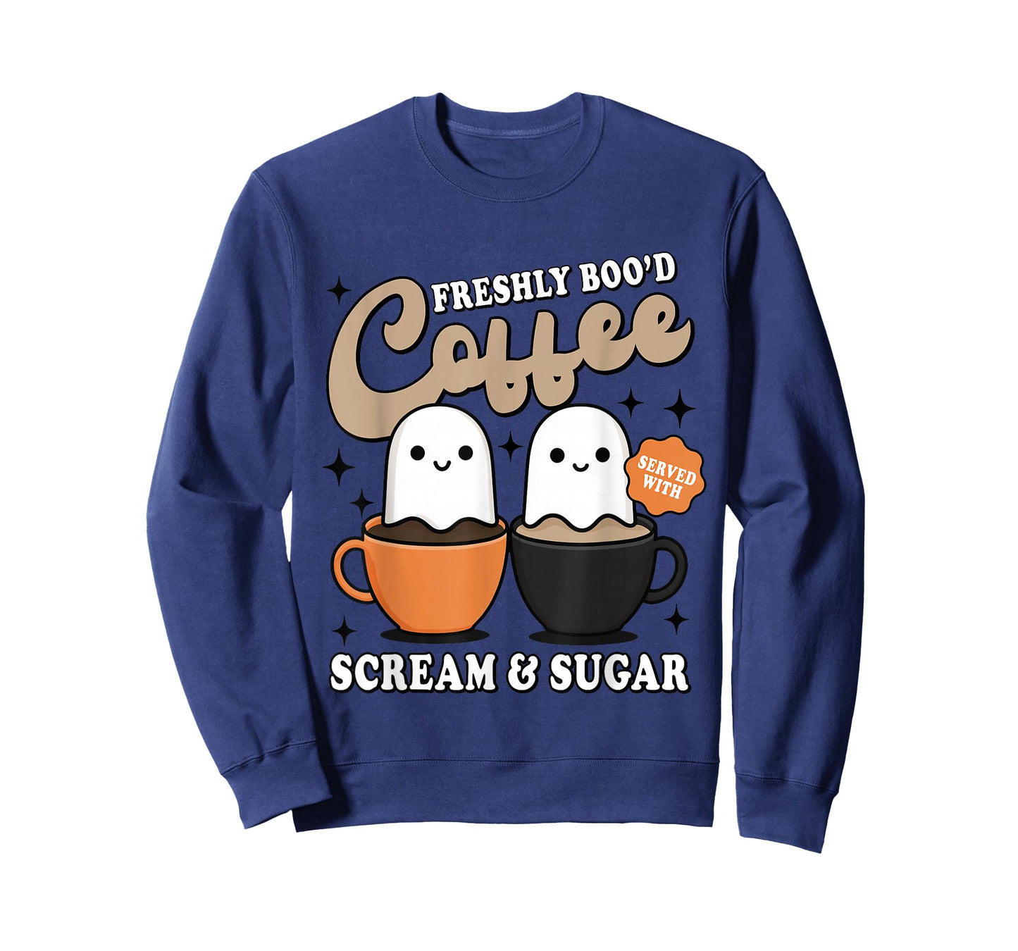 Cute Fall Halloween Ghost Trendy Preppy Freshly Boo'd Coffee T-Shirt
