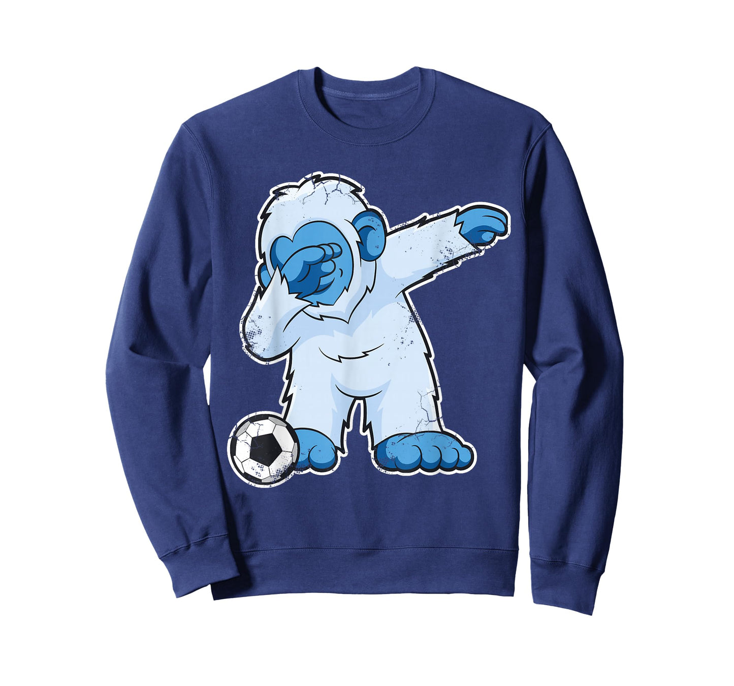 Soccer Dabbing Bigfoot Yeti Abominable Snowman T-Shirt