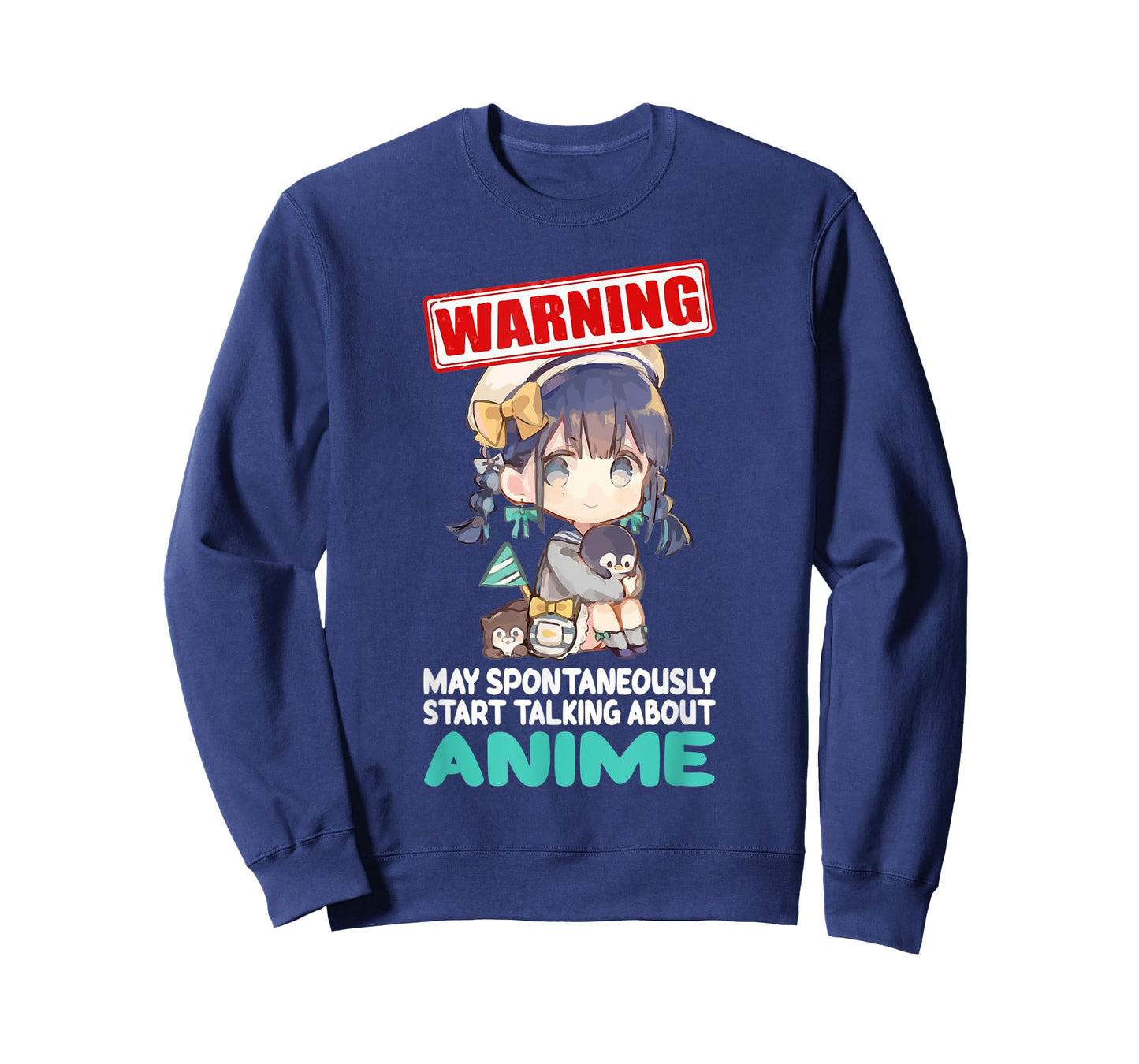 Warning May Spontaneously Start Talking About Anime Funny T-Shirt