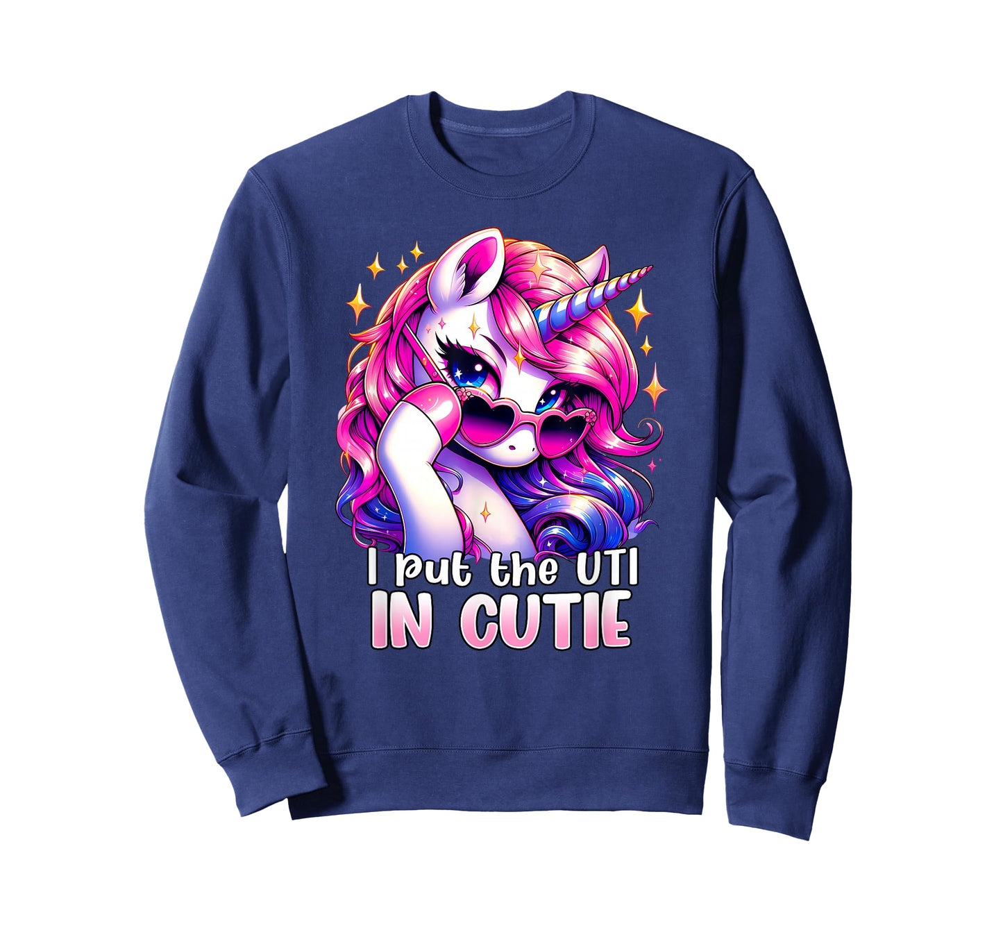 I PUT THE UTI IN CUTIE Weird Embarrassing Oddly Specific Gag T-Shirt