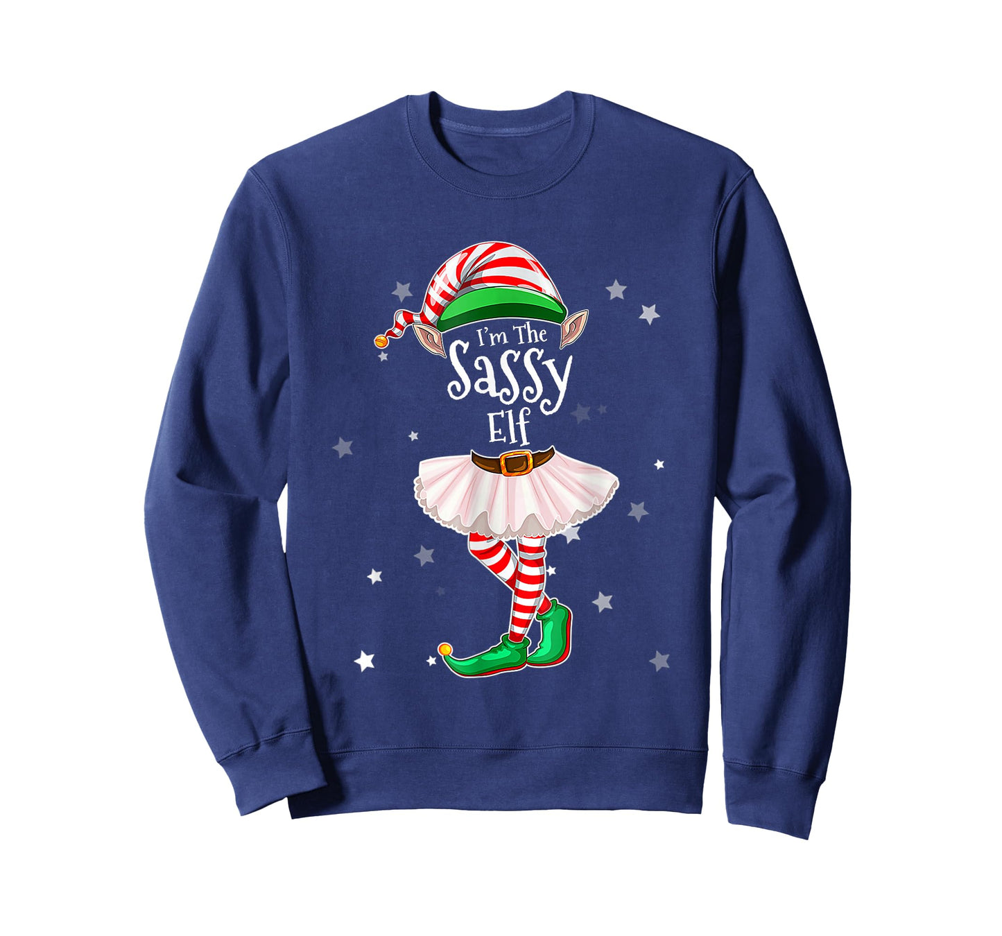 I'm The Sassy Elf T-Shirt Matching Christmas Costume Shirt T-Shirt