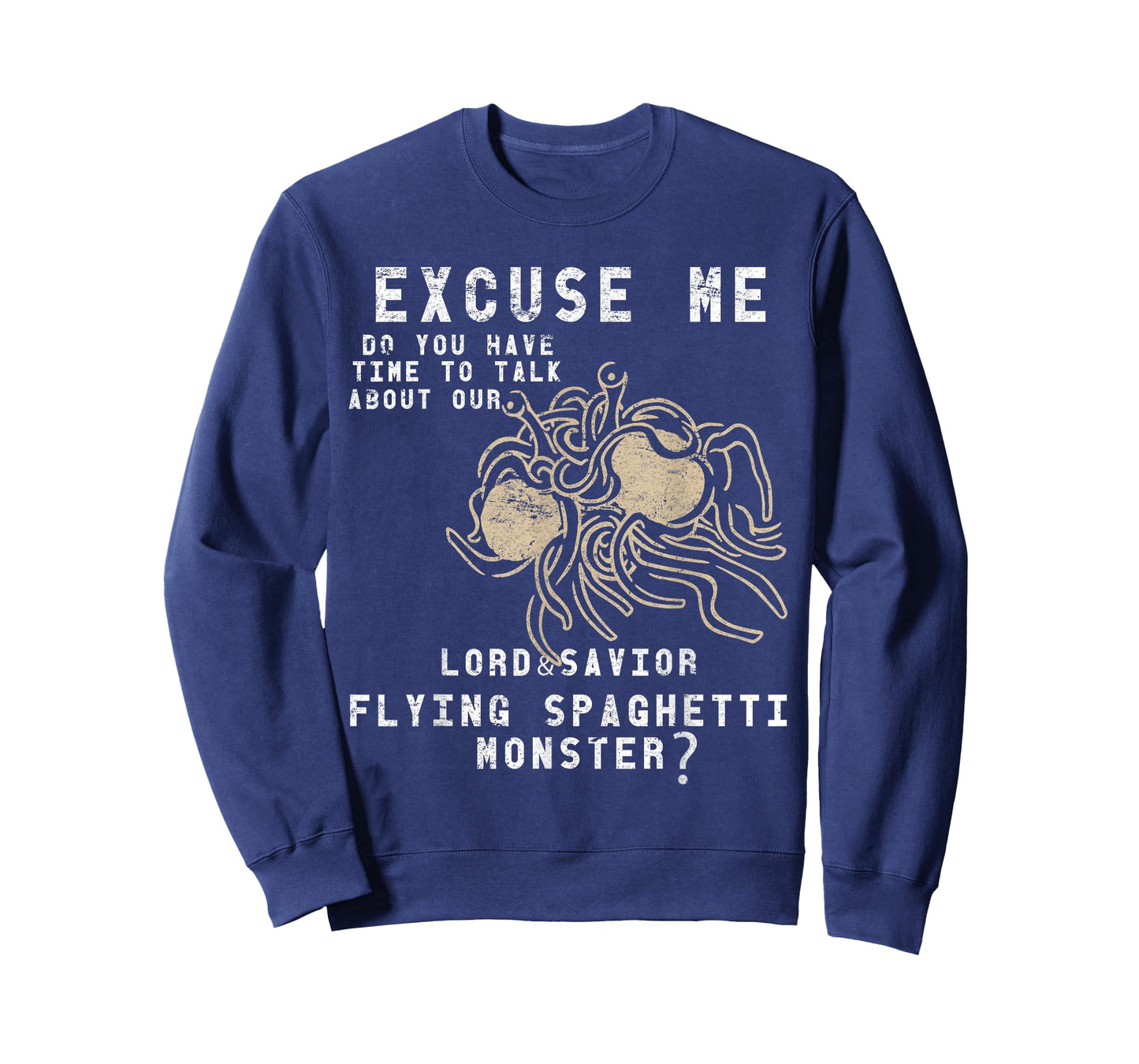 Our Lord & Savior Flying Spaghetti Monster FSM Funny parody