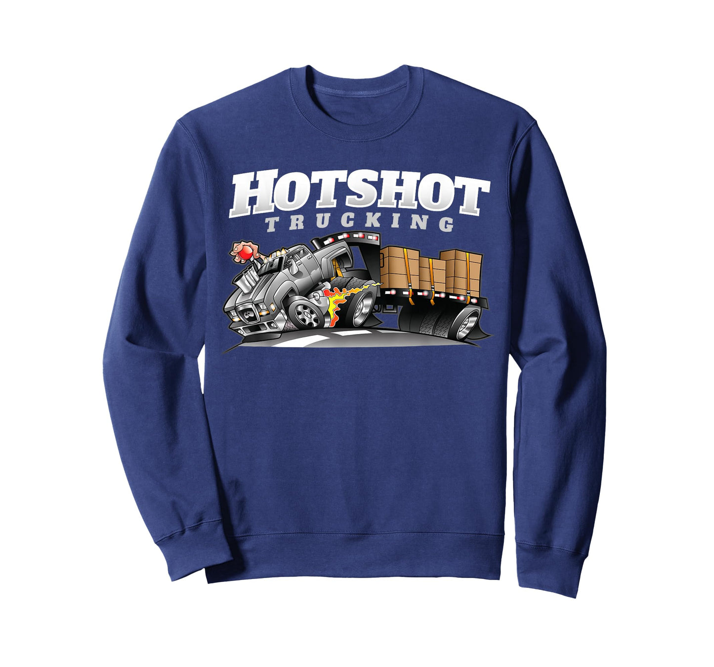 Hotshot Trucking Dually Truck And Trailer Dual Wheel Hauling T-Shirt