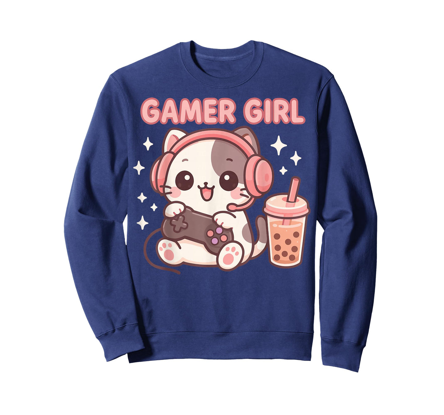 Gamer Girl Cat T-Shirt