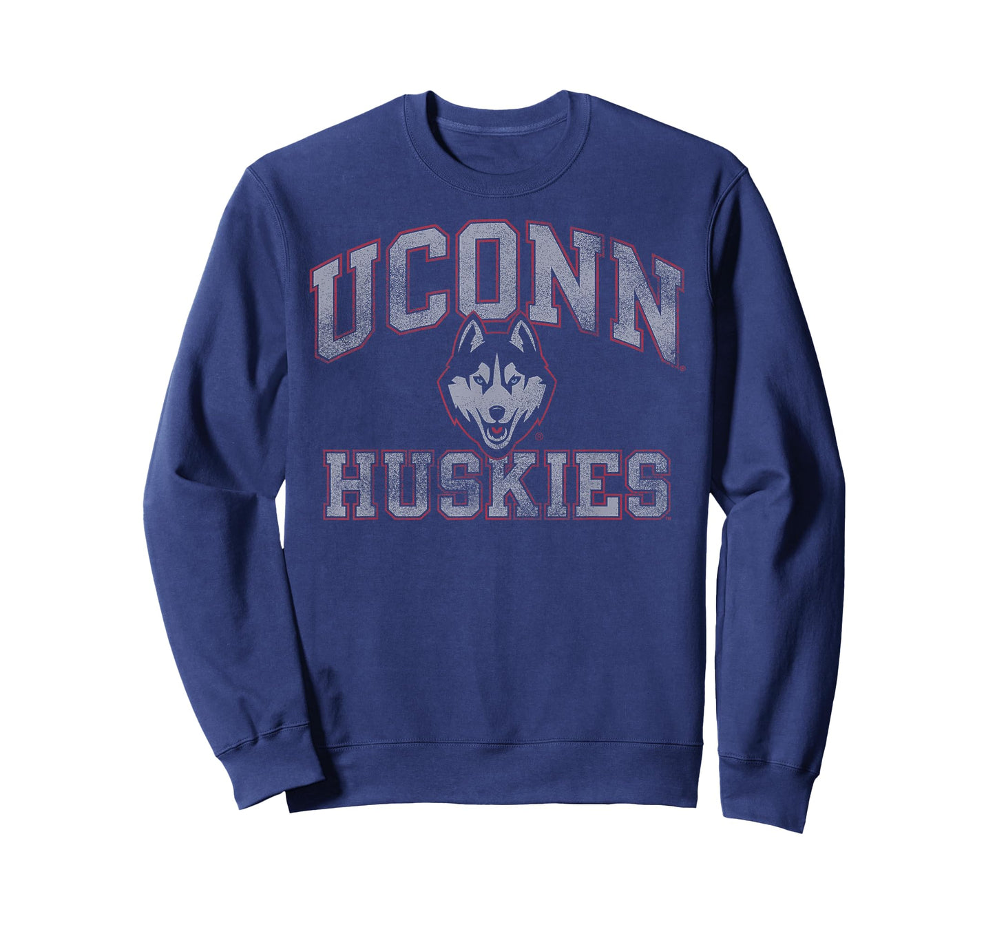 Connecticut Huskies Vintage Worn Navy Officially Licensed T-Shirt