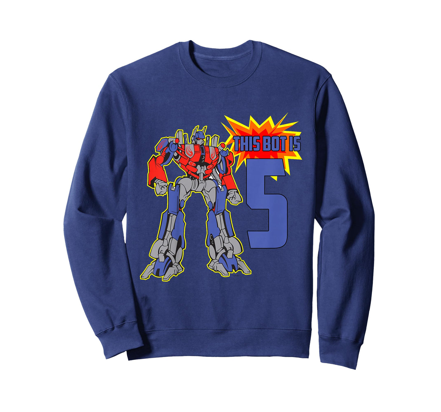 Kids 5th Birthday Bot Robot for 5 Yr Old Boys Girls T-Shirt