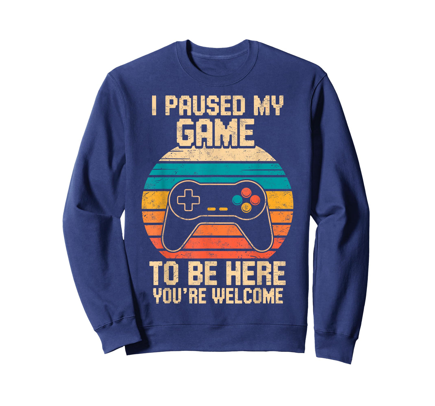 I Paused My Game to be Here Gamer Video Games Player Gaming T-Shirt