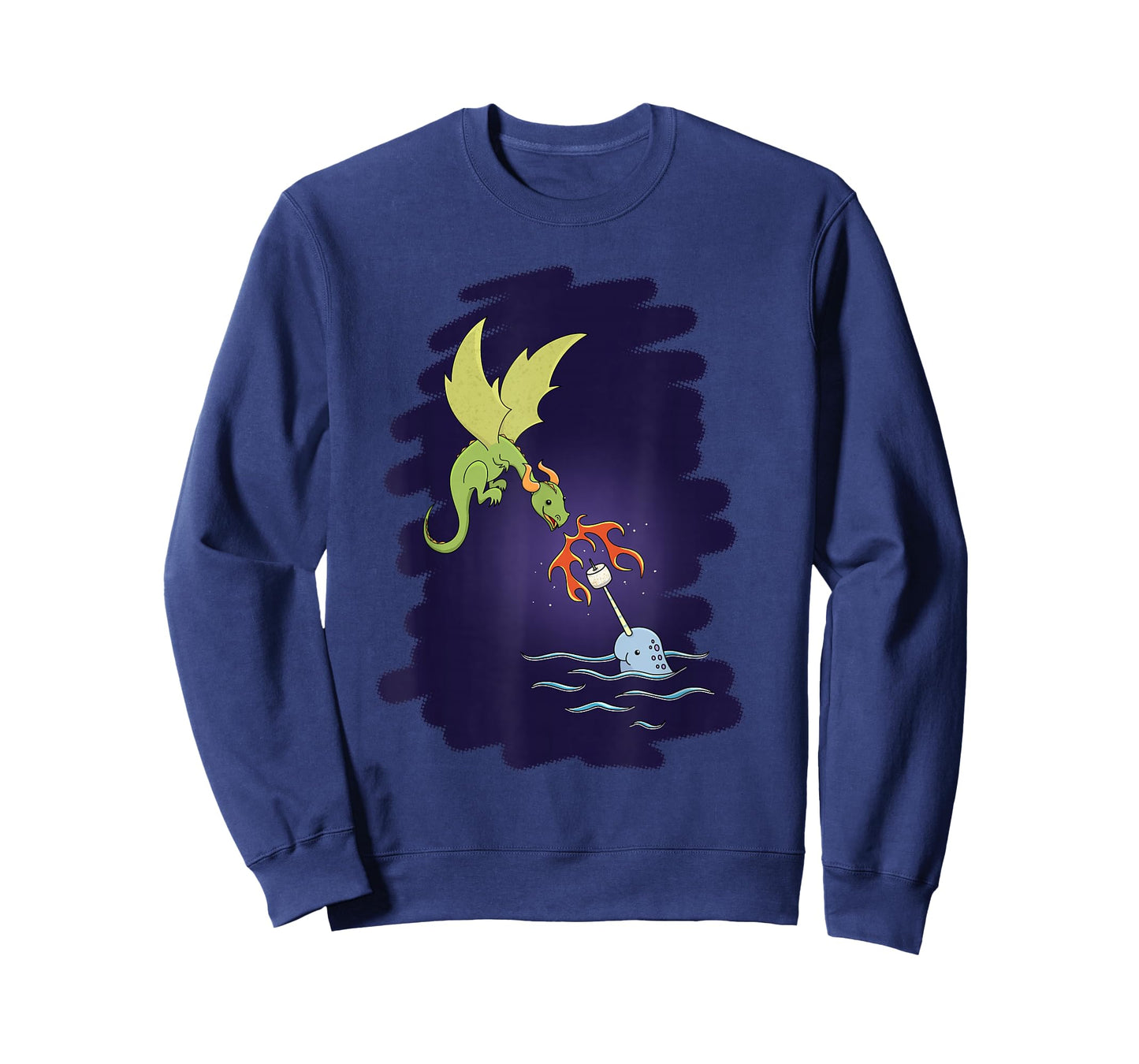 Dragon & Narwhal Campfire Marshmallow Roast, Teamwork T-Shirt