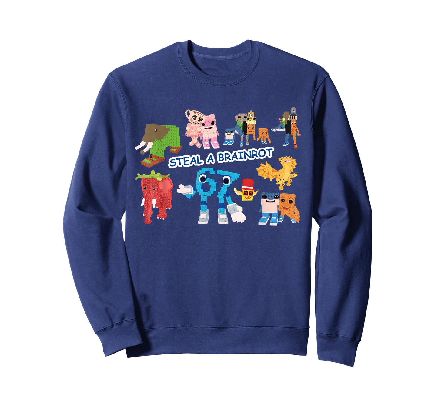 Steal a Brain Rot Shirt Funny Gamer Meme for Kids T-Shirt