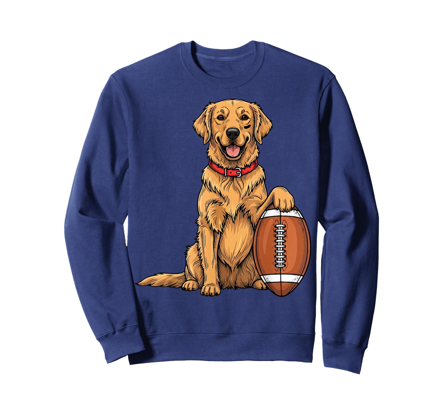 Golden Retriever Dog Football Game Day Touchdown Season T-Shirt