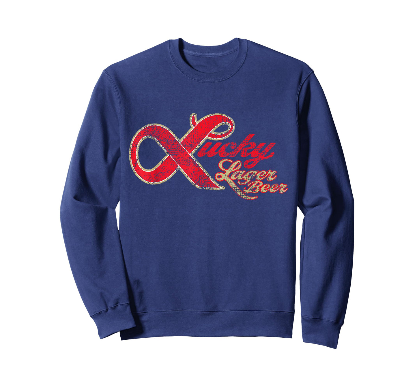 Lucky Lager Beer Vintage Style - Logo T-Shirt