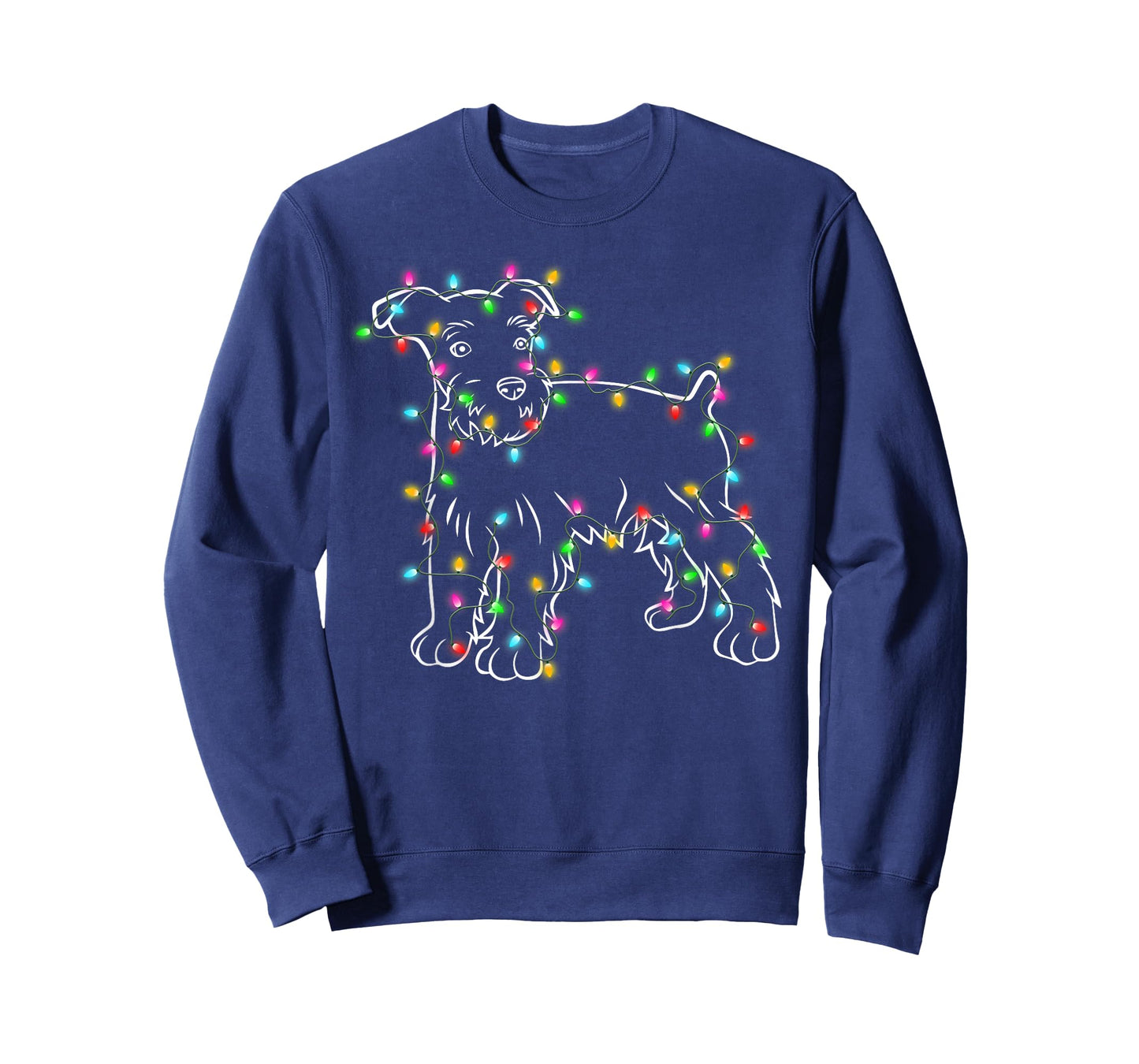 Schnauzer Dogs Tree Christmas Sweater Xmas Pet Animal Dog T-Shirt for Men Women Kids