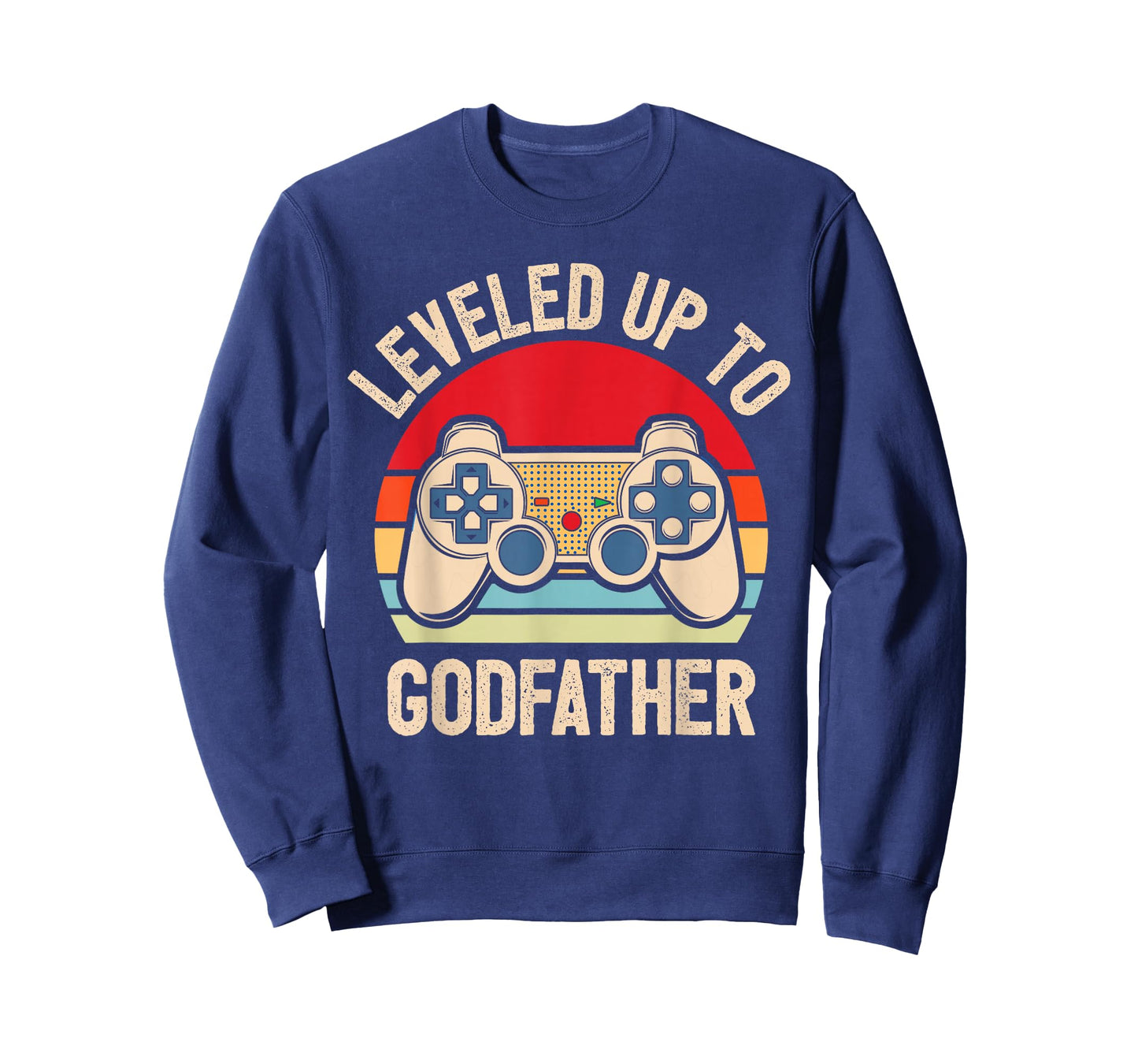 Leveled Up To Godfather Video Gamer Retro T-Shirt