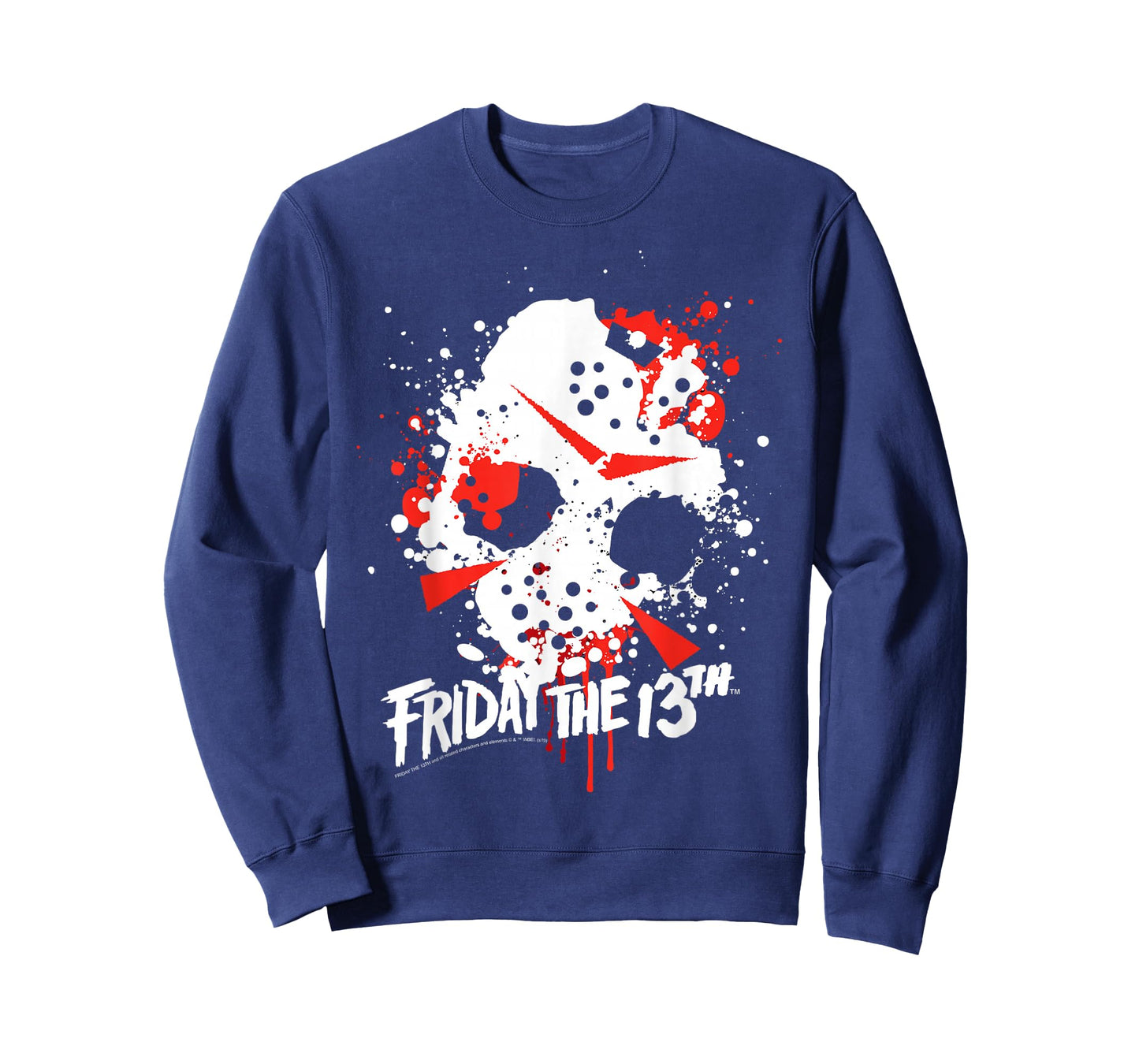 Friday The 13th Jason Blood Splatter Mask T-Shirt