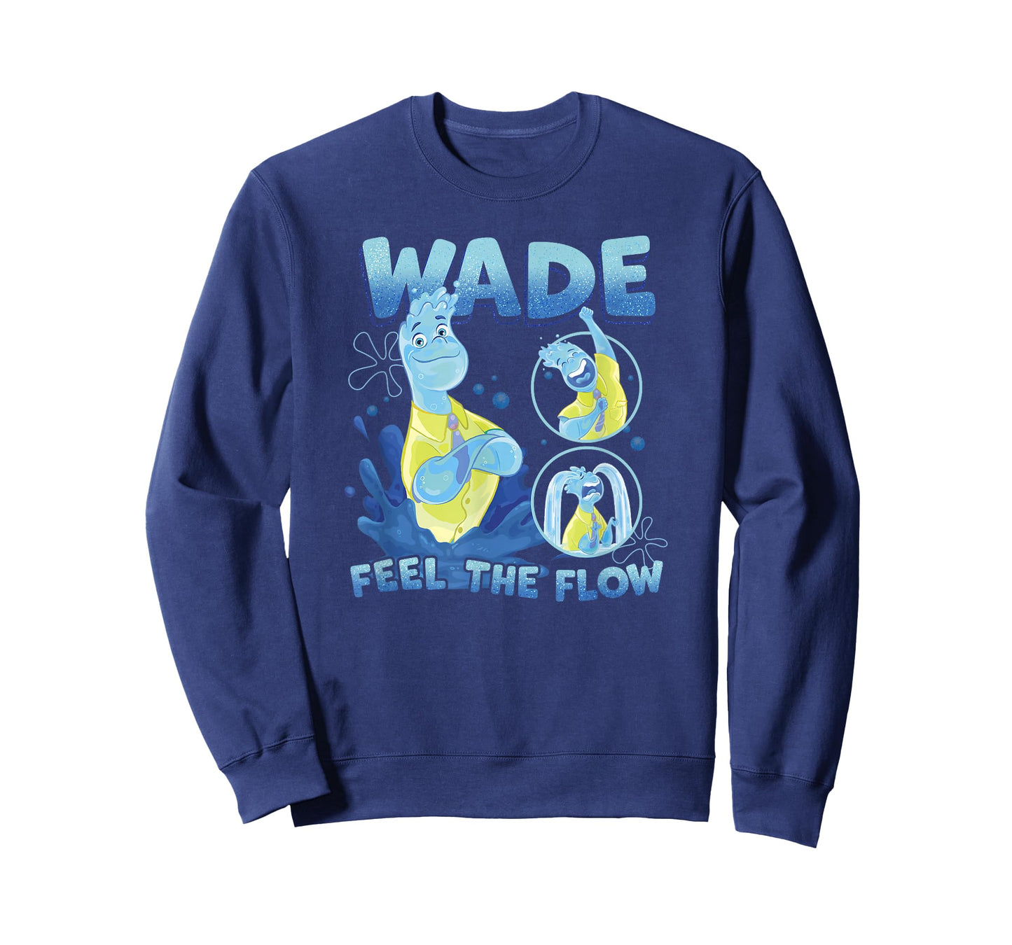 Disney Pixar Elemental Feel The Flow Wade Portrait T-Shirt