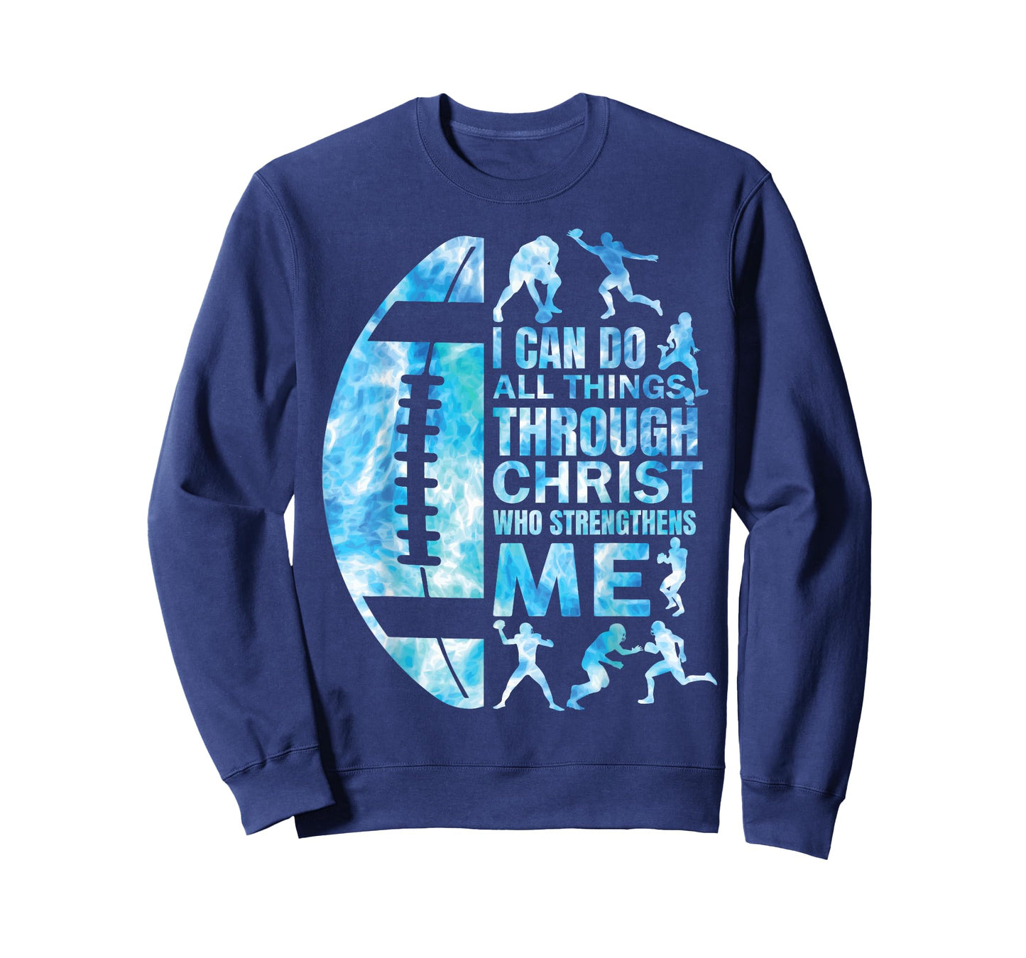 Football-Shirt Christian Women Boys Men Christ Religious T-Shirt