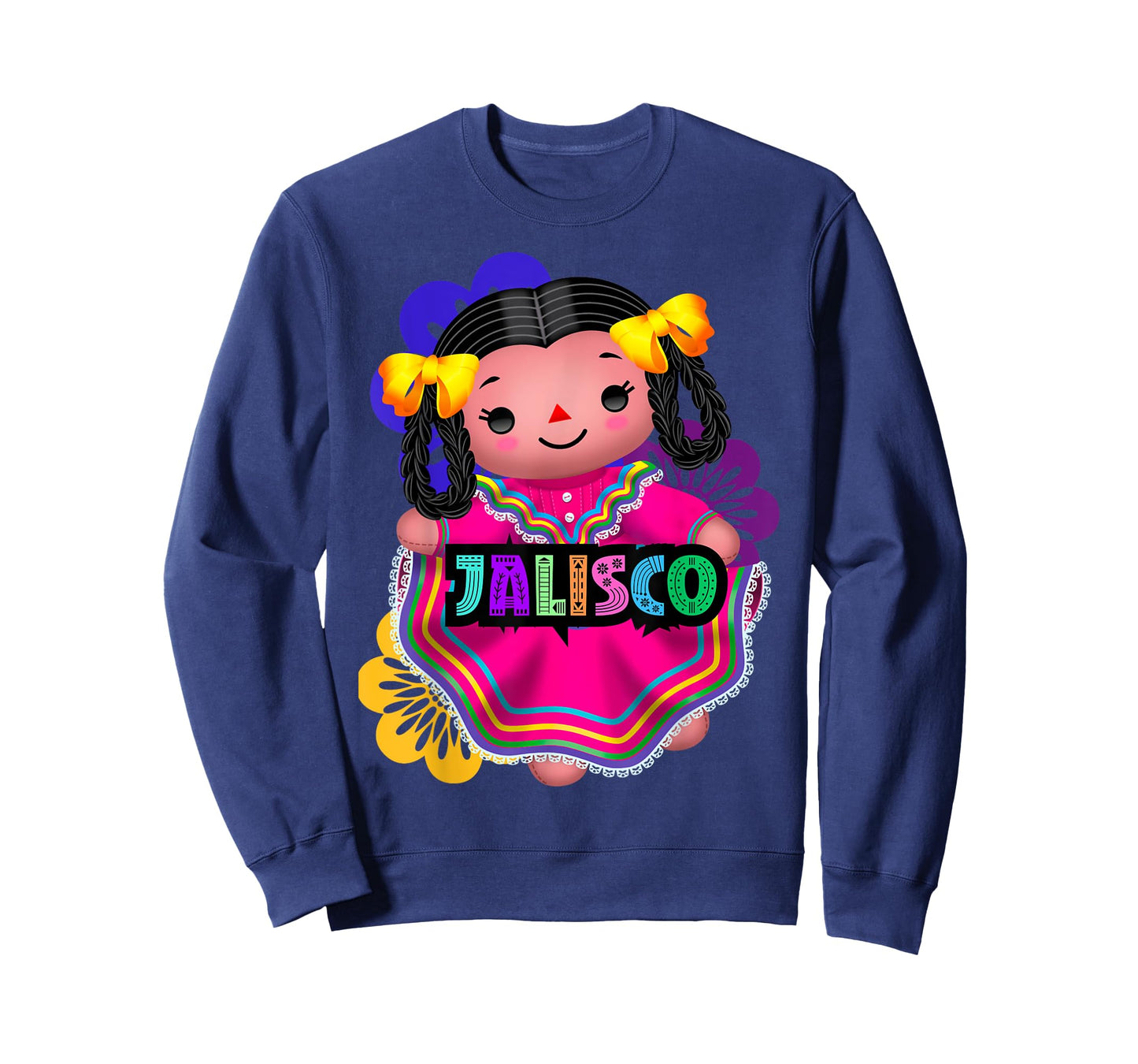 Jalisco Muñeca Lelé, Handmade Mexican Rag Doll Collection T-Shirt