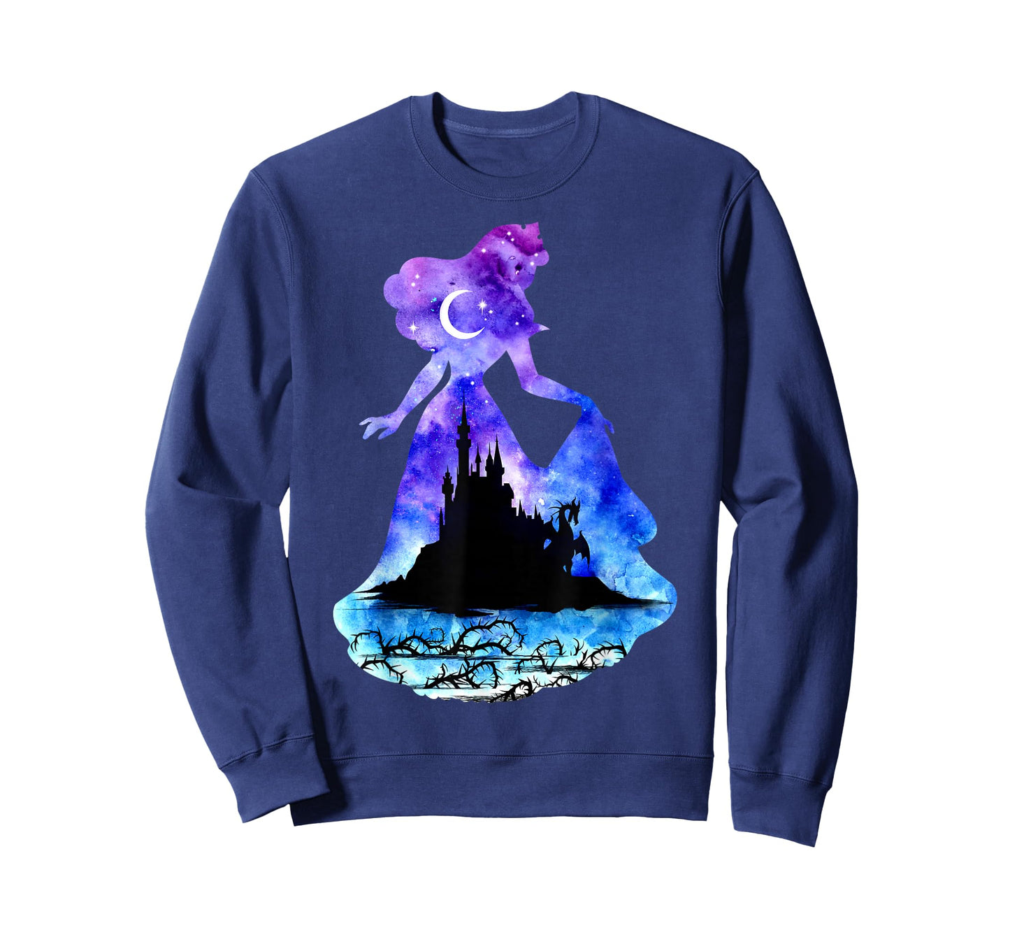 Disney Sleeping Beauty Castle Silhouette Graphic T-Shirt T-Shirt