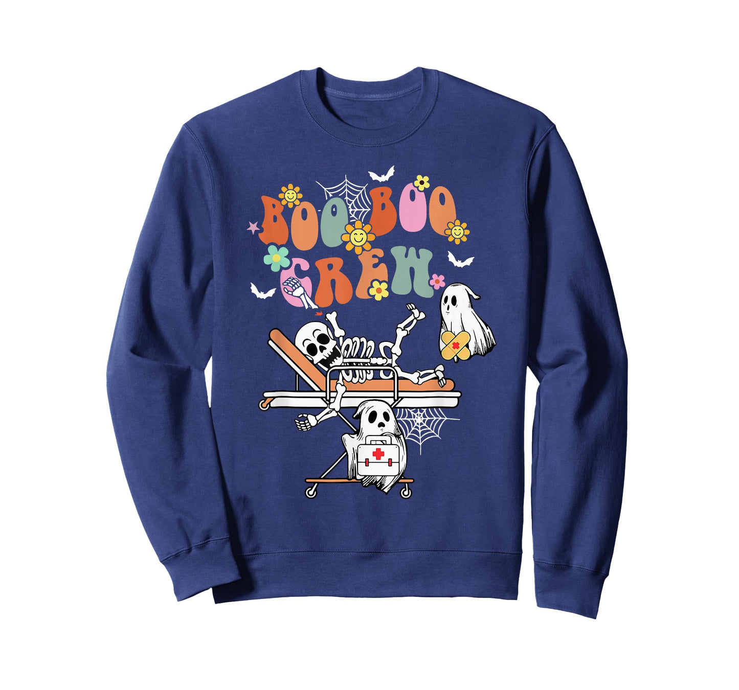 Boo Boo Crew Ghost Halloween Nurse T-Shirt