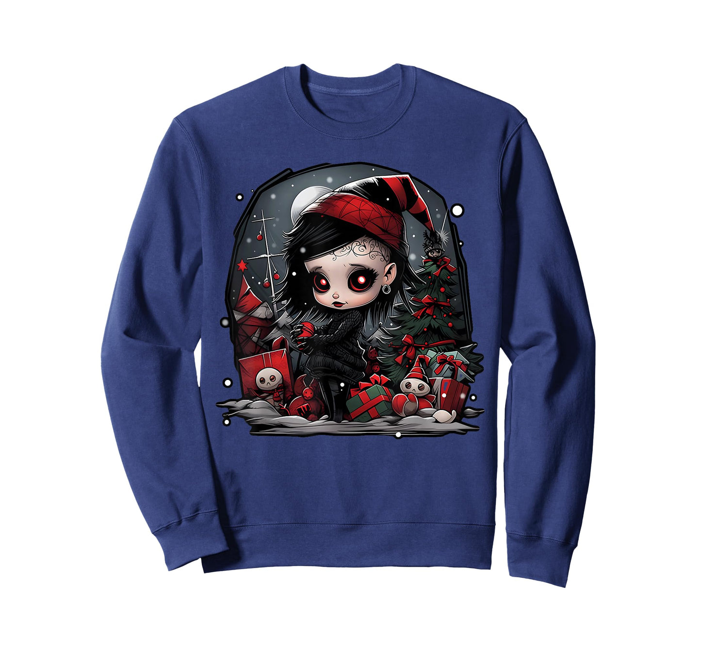 Festive Shadows: A Christmas Goth Baby's Tale T-Shirt