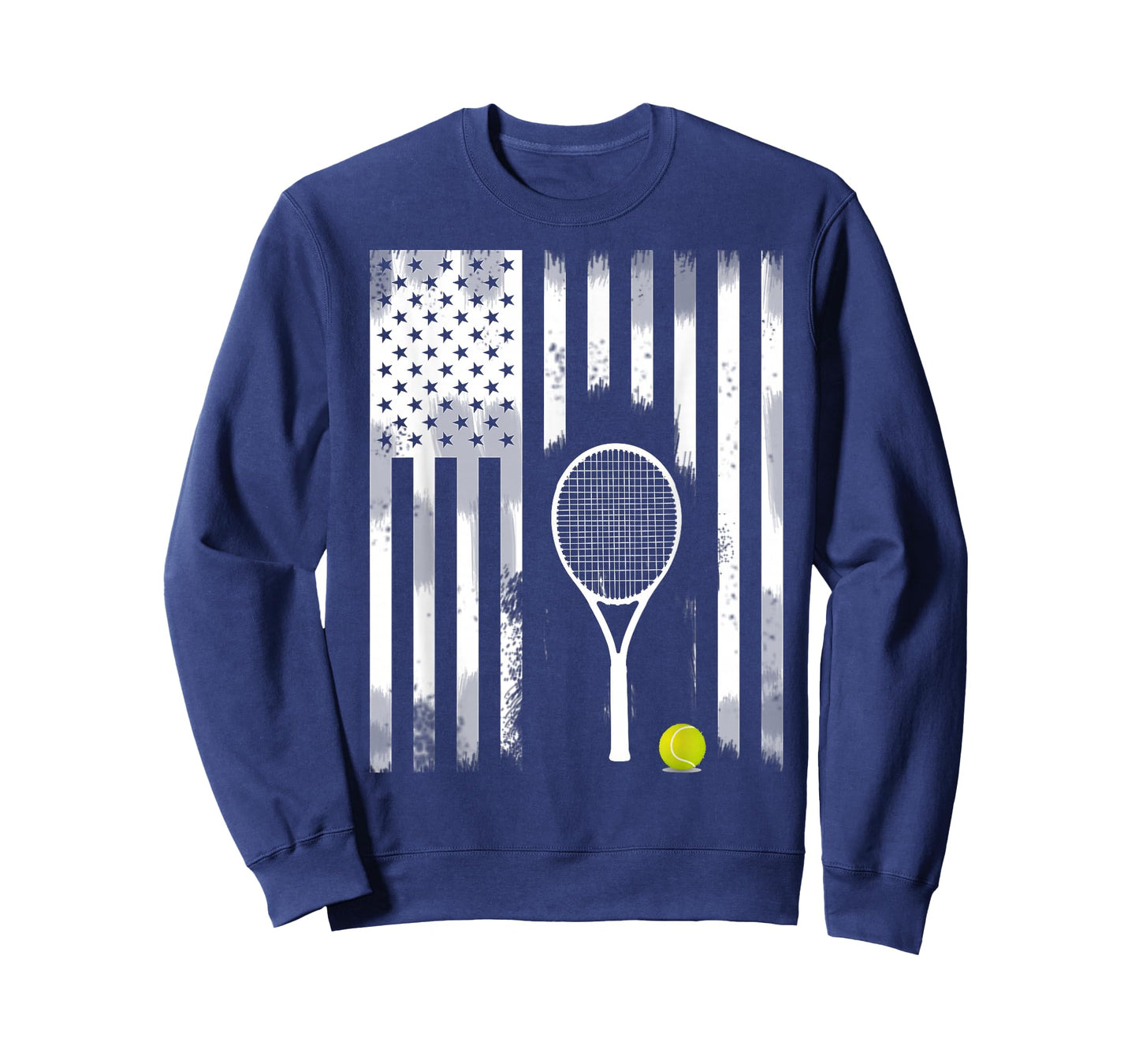 tennis American flag USA America tennis open patriot T-Shirt
