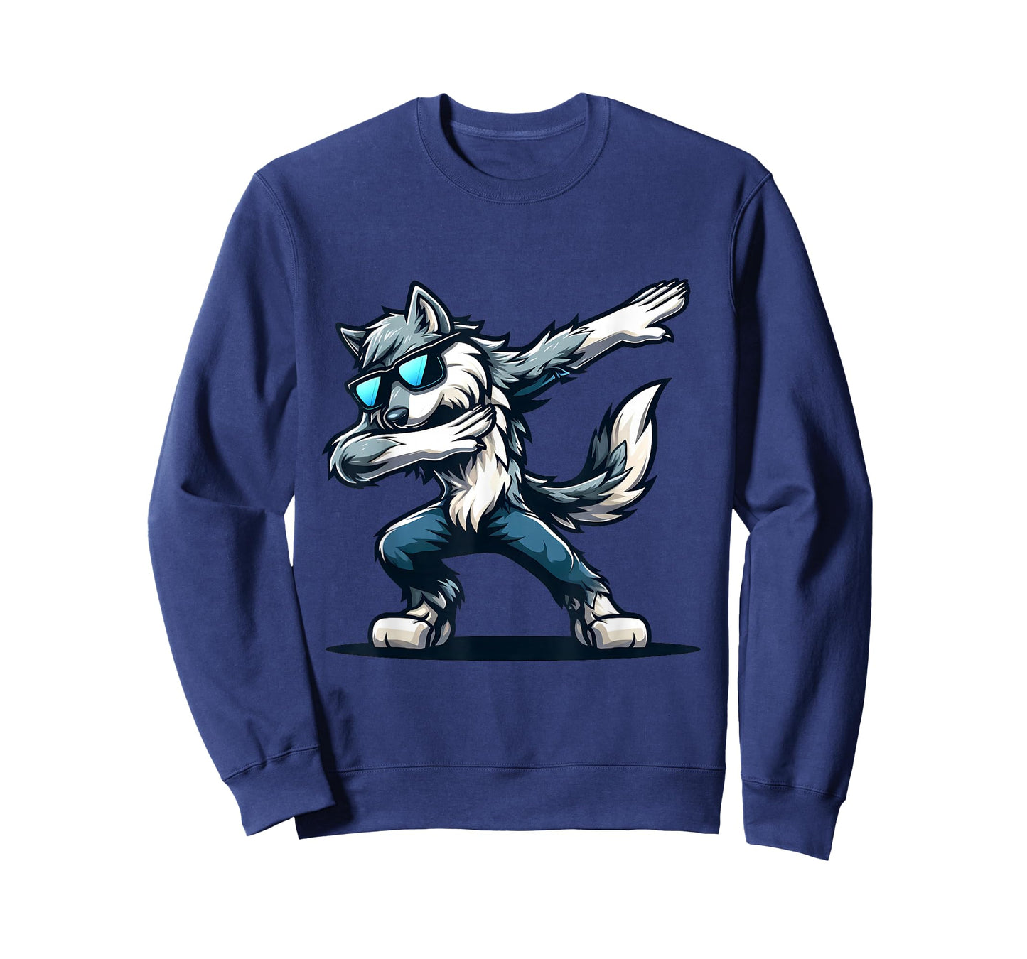 Funny Dab Timber Wolf Dancing Dabbing Wolf T-Shirt