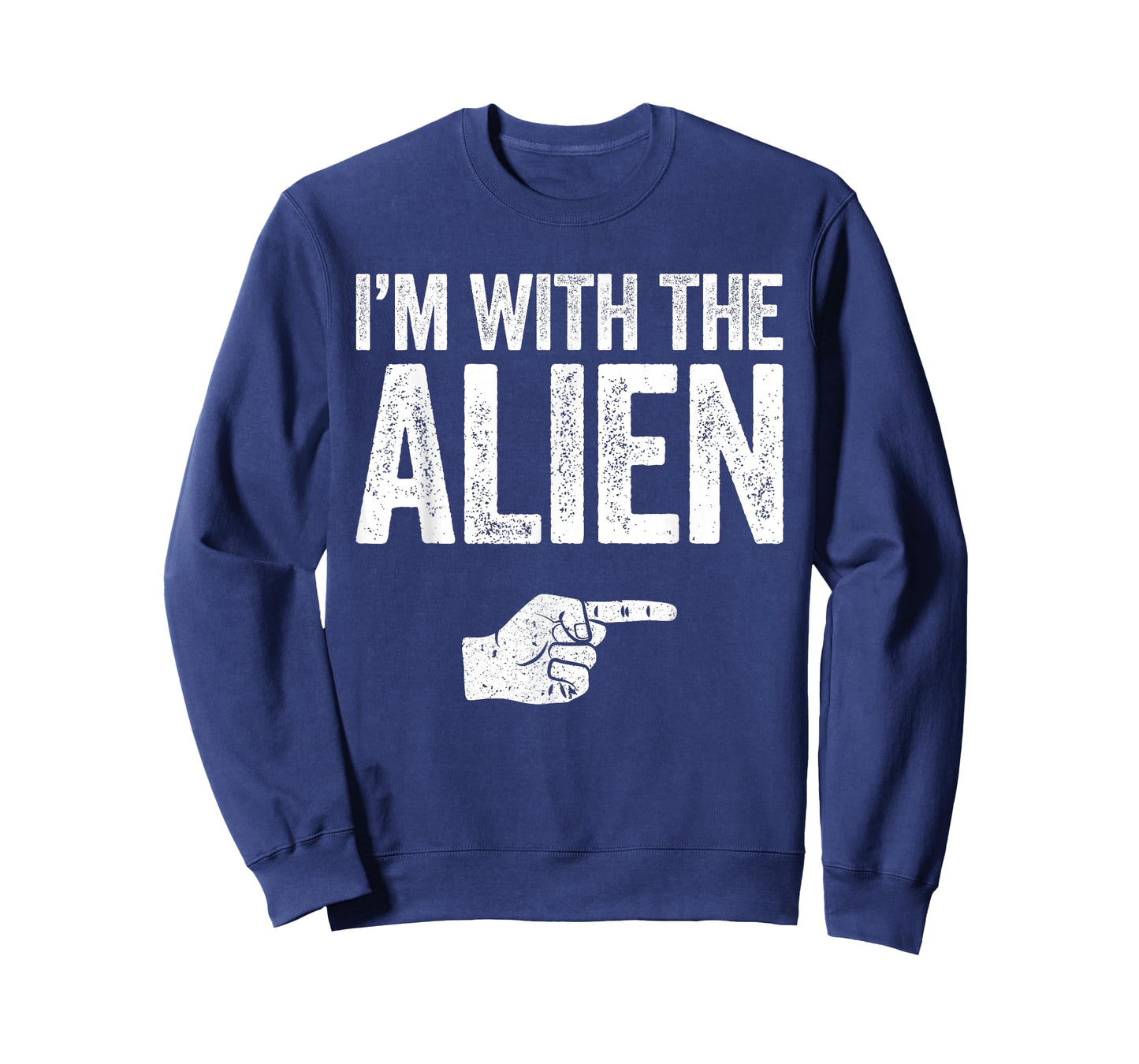 I'm With The Alien Shirt Adult Kids Matching Alien Costume T-Shirt