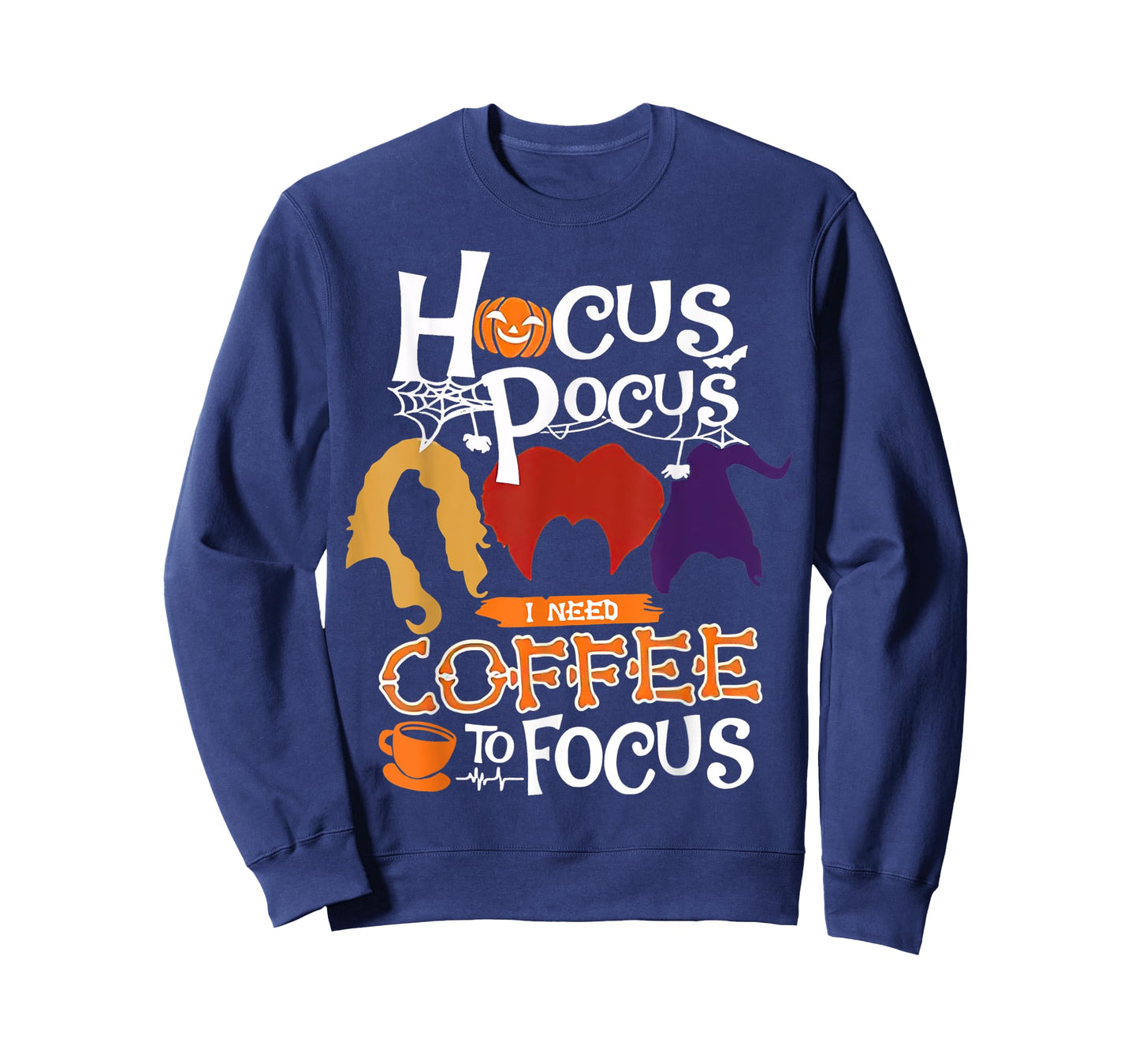 Hocus Pocus I Need Coffee to Focus Halloween T-Shirt