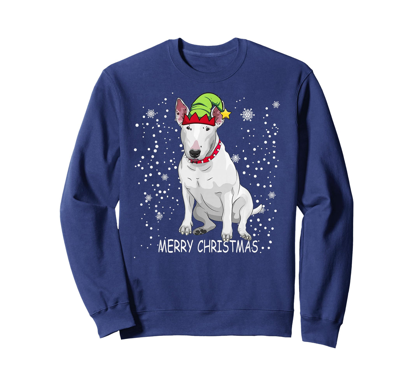 Bull Terrier Dog Tree Christmas Sweater Xmas Dogs T-Shirt
