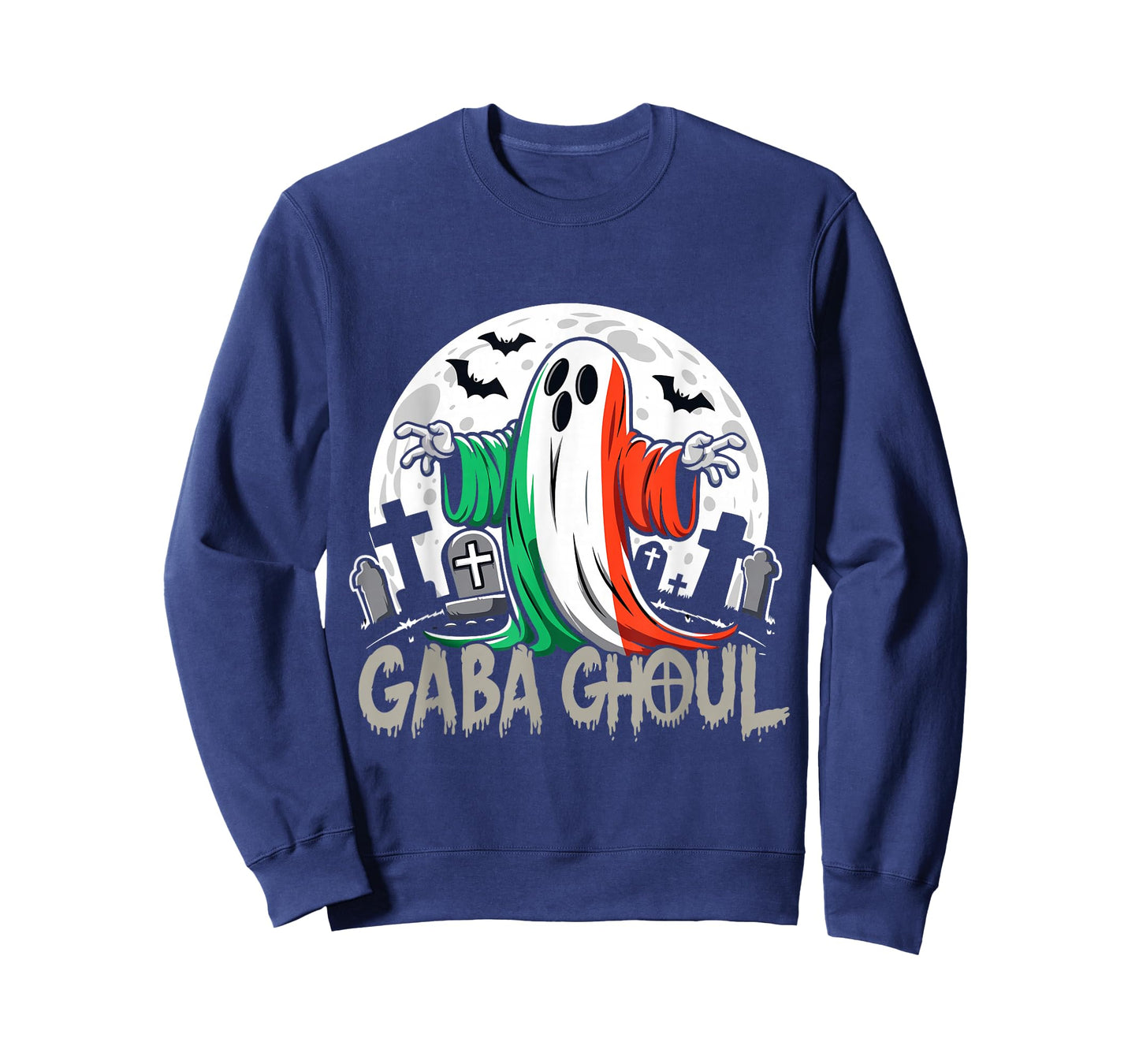 Funny Gaba Ghoul Italian Ghost Graveyard Full moon Gabagool T-Shirt