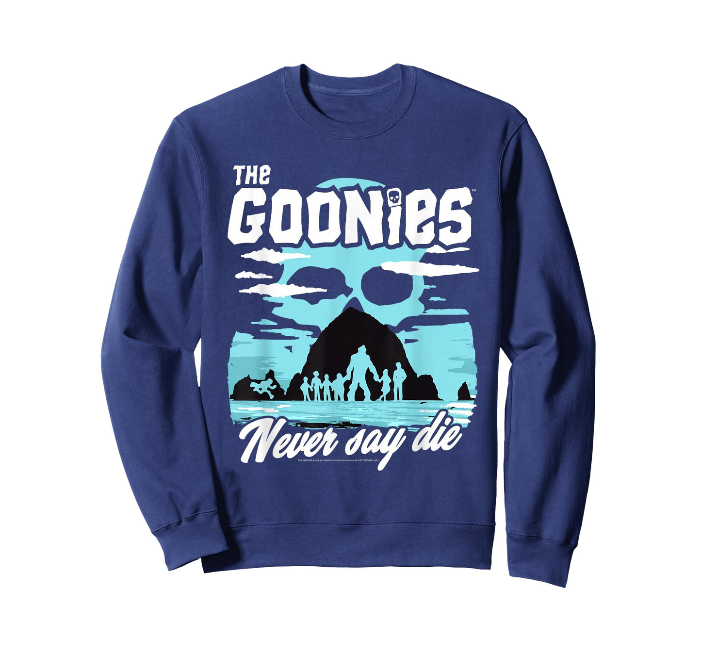 The Goonies Cannon Beach Never Say Die Illustration Movie T-Shirt