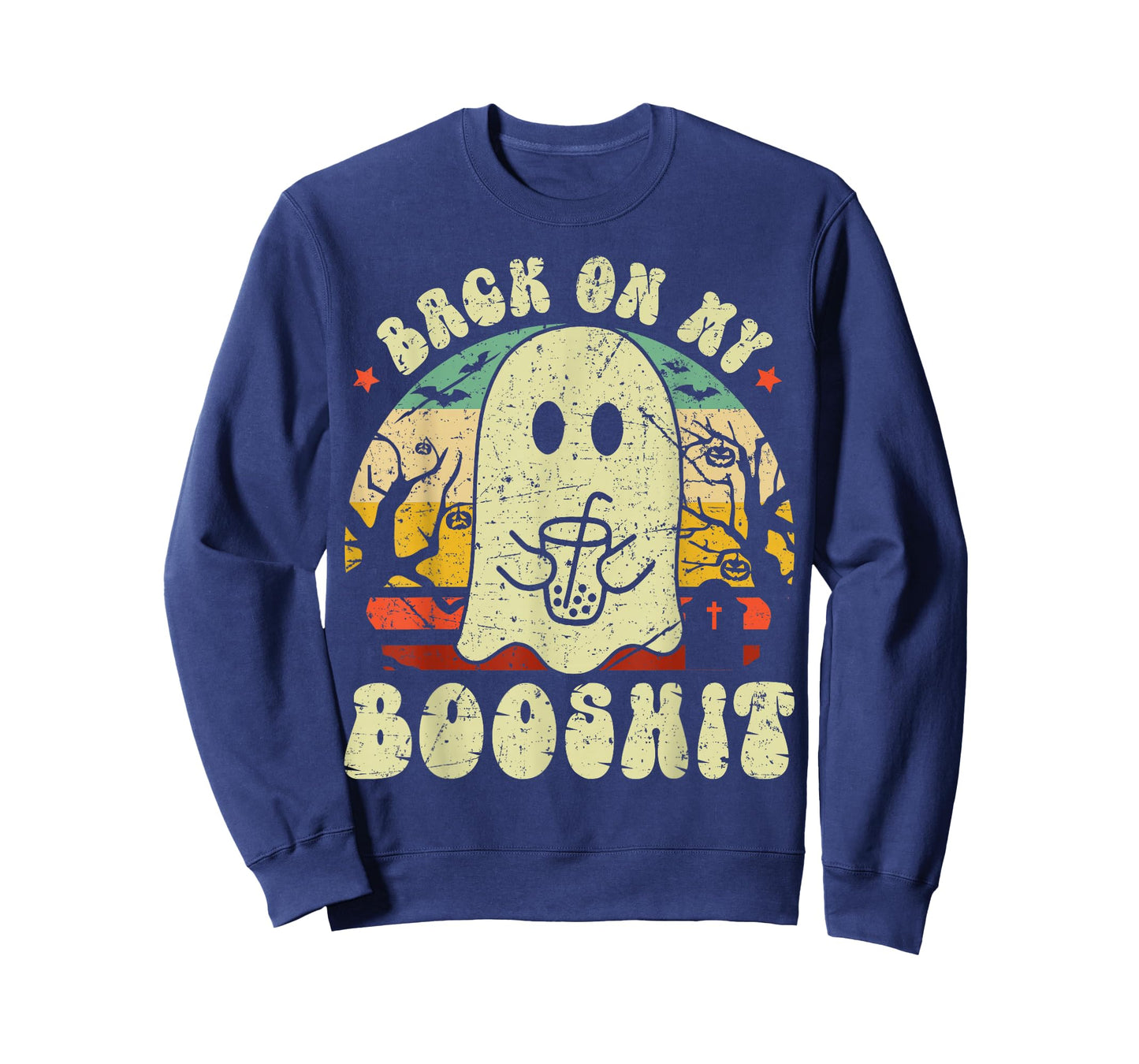 Back On My BooShit Funny Boo Ghost Halloween Costume T-Shirt