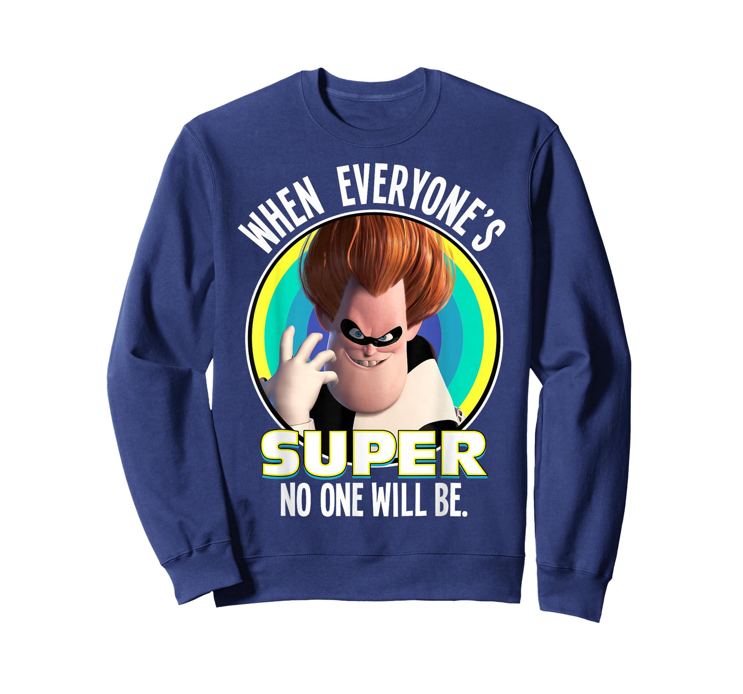 Disney Pixar The Incredibles Syndrome Super Retro Portrait T-Shirt