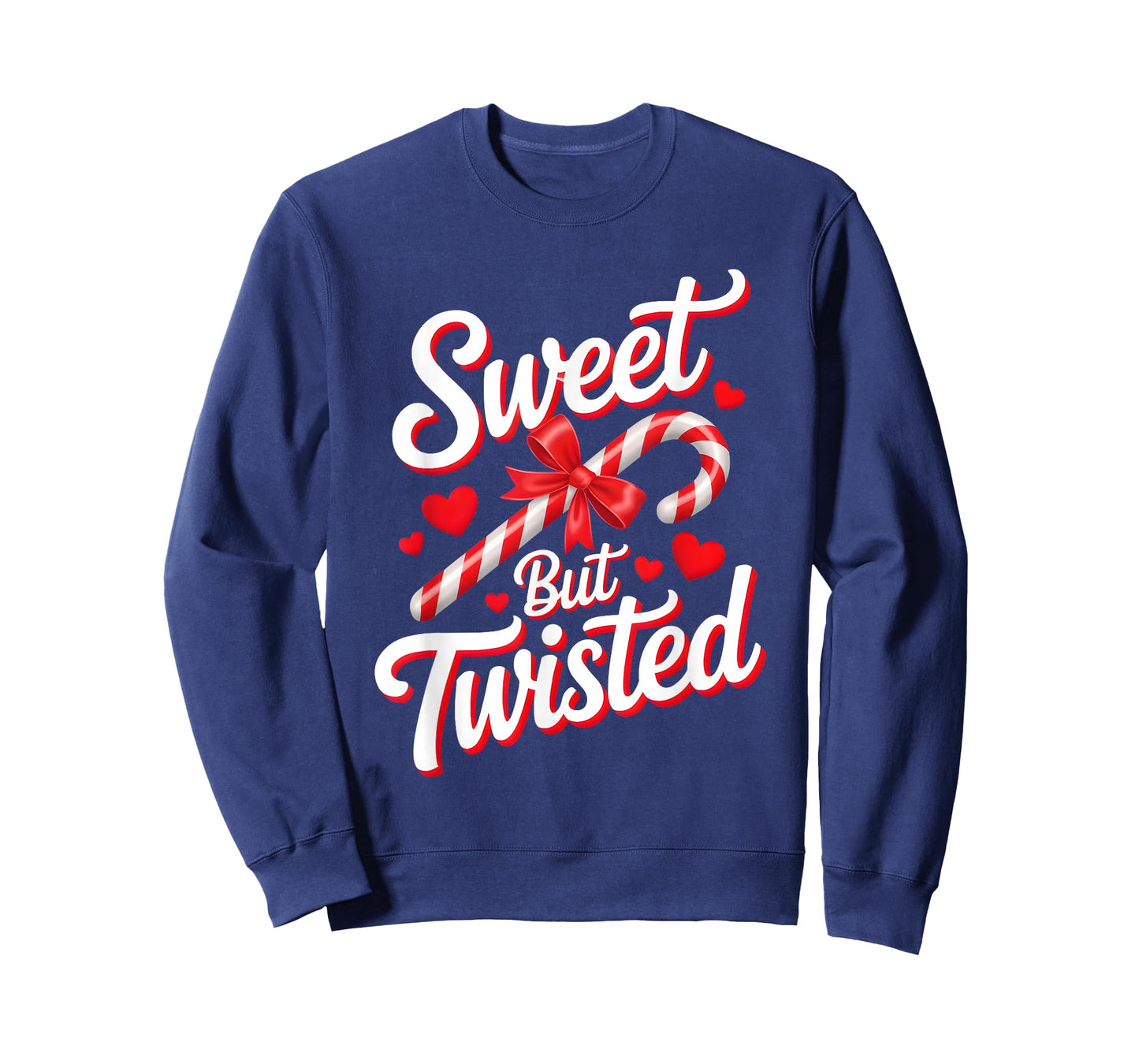 Sweet But Twisted Funny Christmas Candy Cane Xmas Holiday T-Shirt