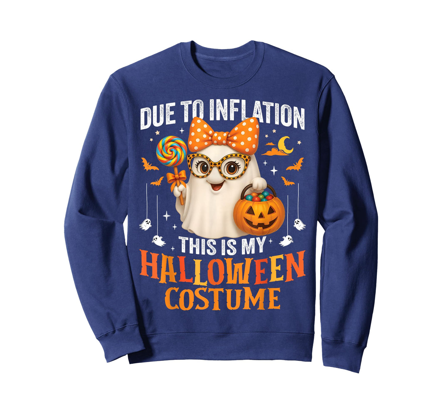 Due To Inflation This Is My Halloween Costume Women Girls T-Shirt