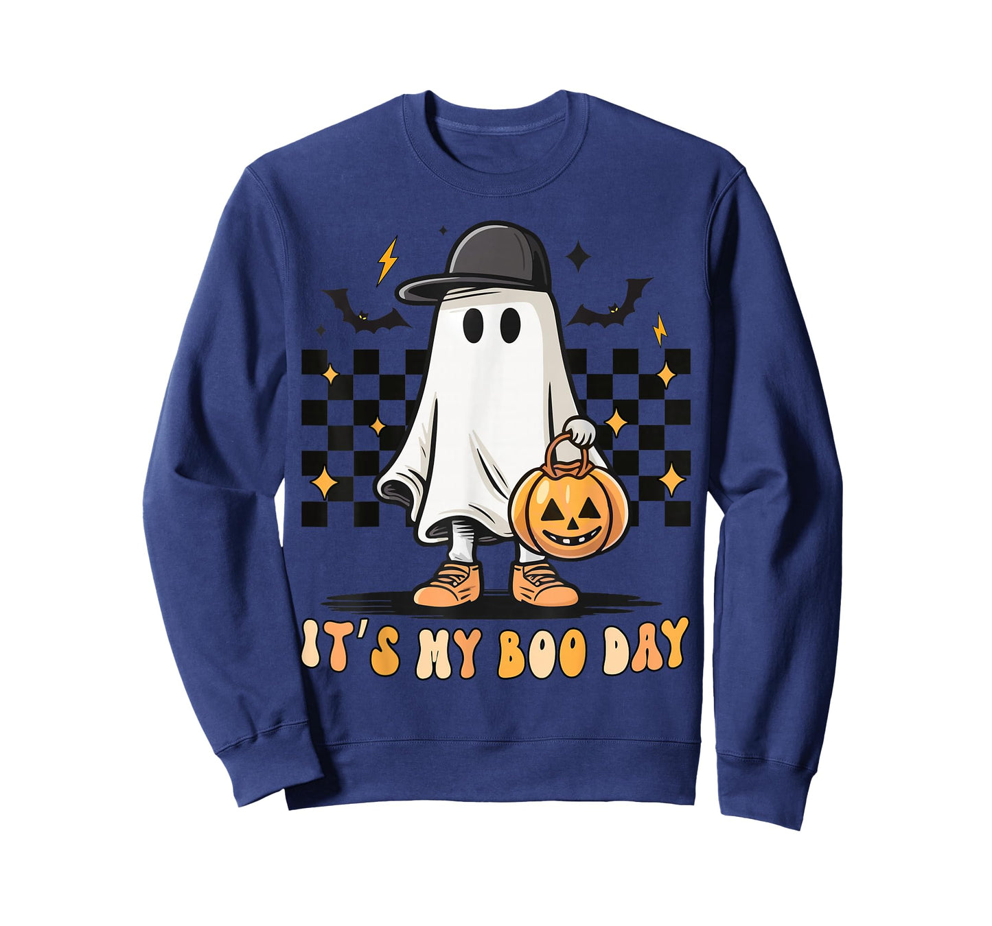 It's My Boo Day Ghost Halloween Birthday for Boys Girls T-Shirt