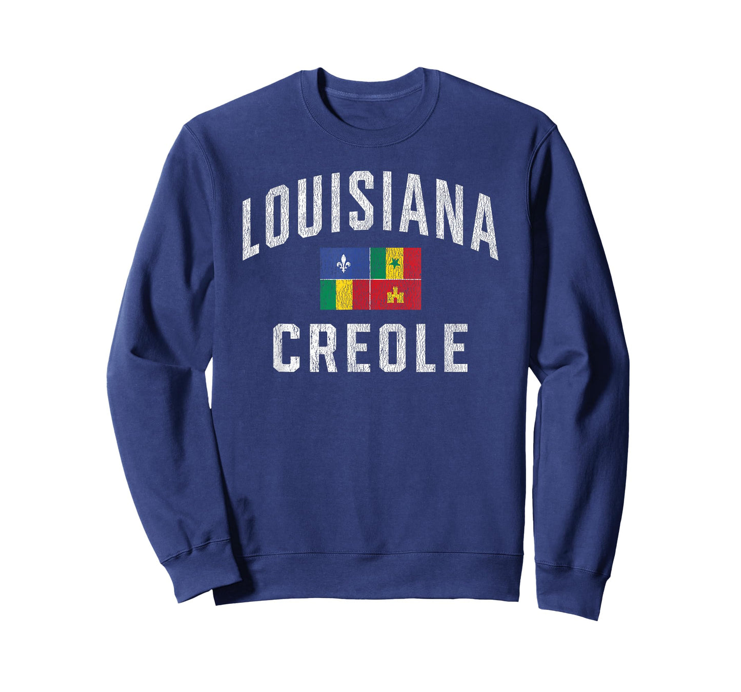 Louisiana Creole Flag Vintage T-Shirt