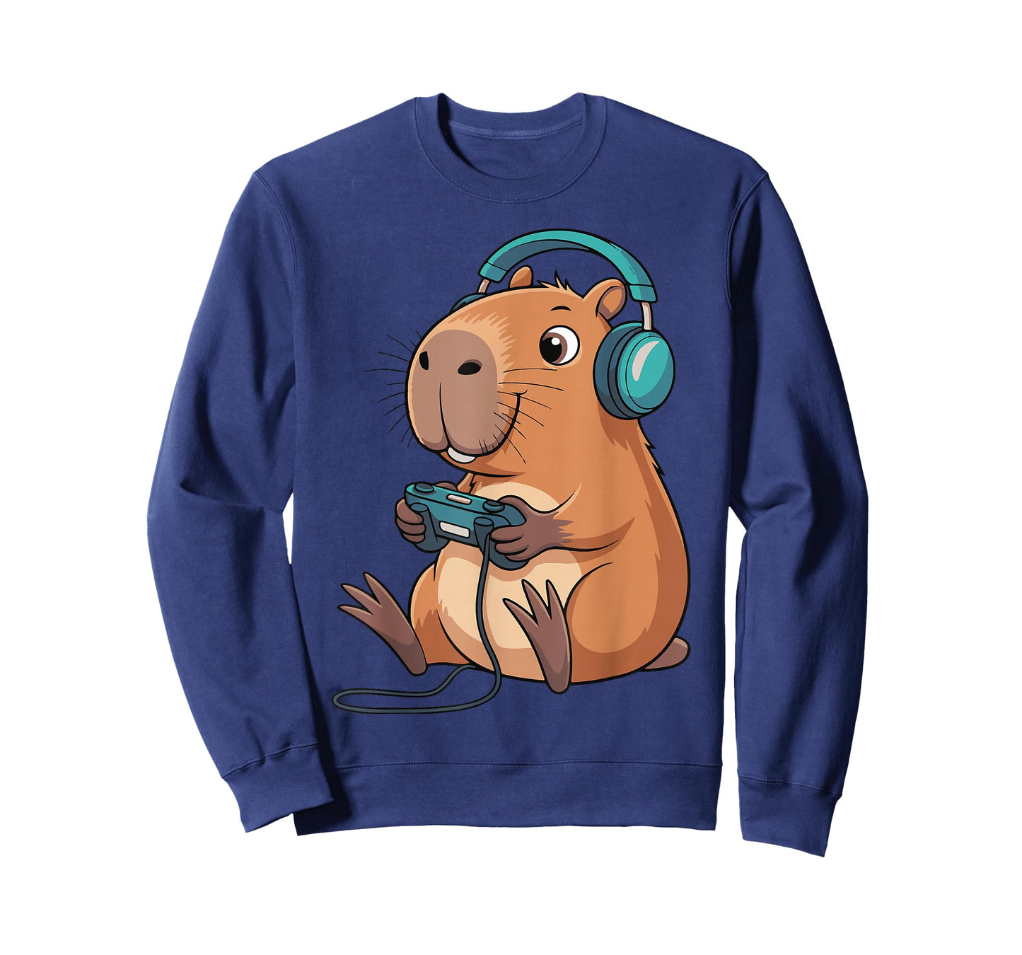 Cute Capybara Gaming Graphic Tee Funny Video Games Kids Boy T-Shirt