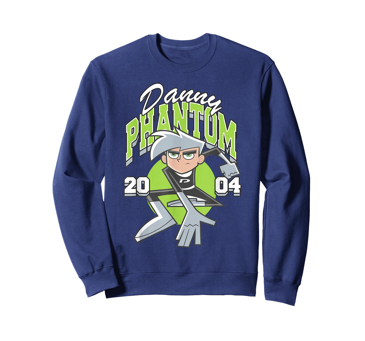 Danny Phantom 2004 Athletic Logo Retro Cartoon T-Shirt