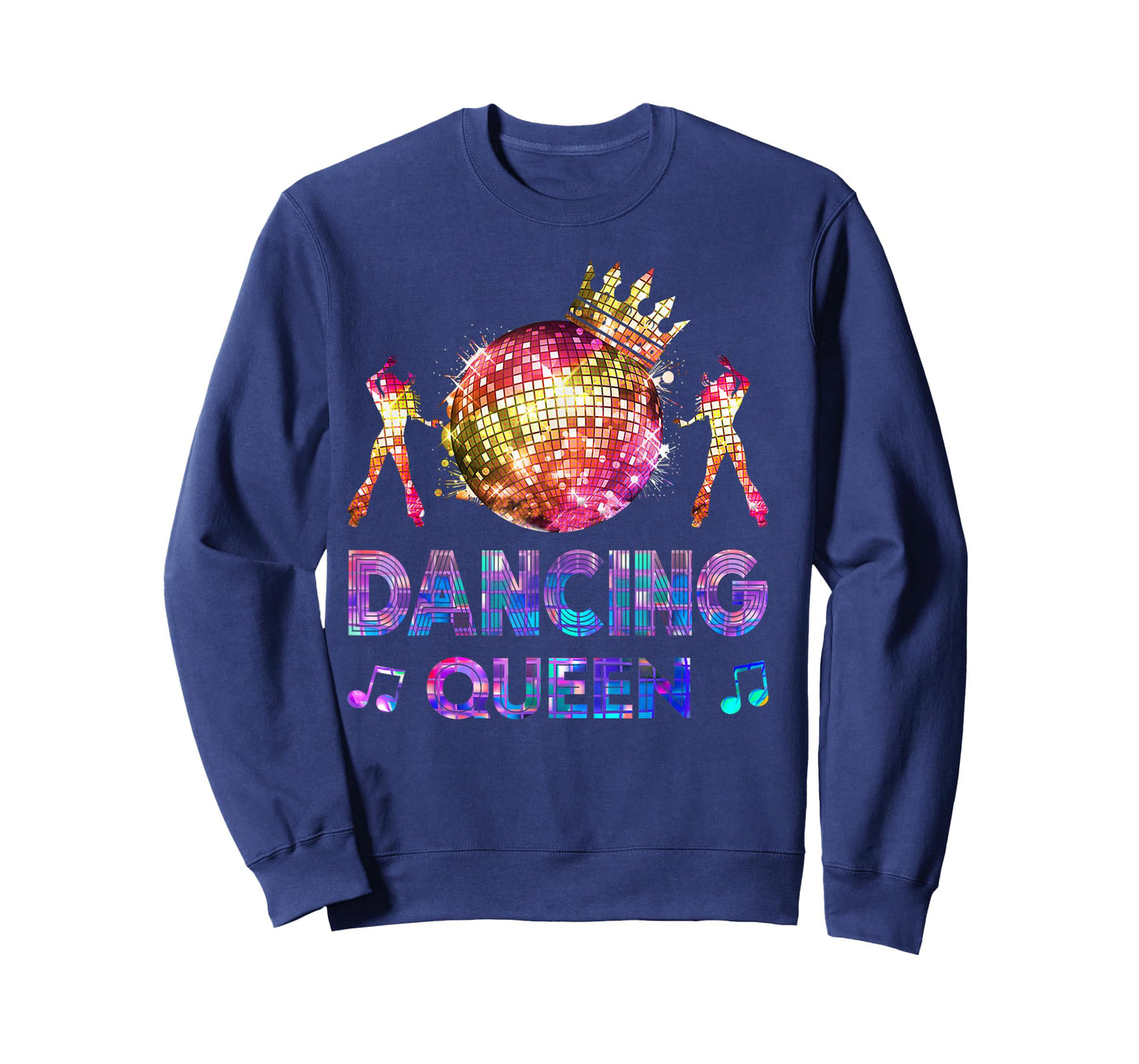 Dancing Queen Funny Dance Mom Disco Ball Vintage 70s Women T-Shirt