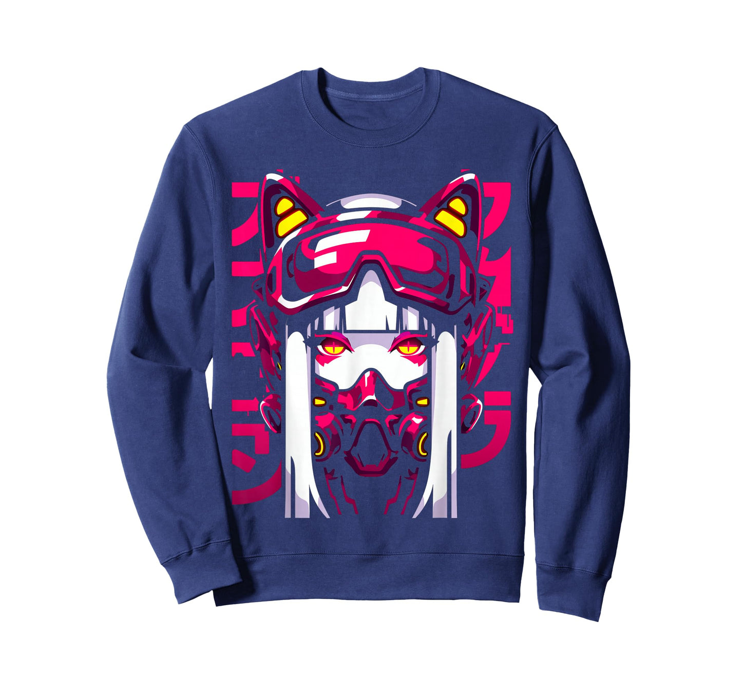 Anime Manga Cyberpunk Aesthetic Techwear Harajuku Waifu T-Shirt